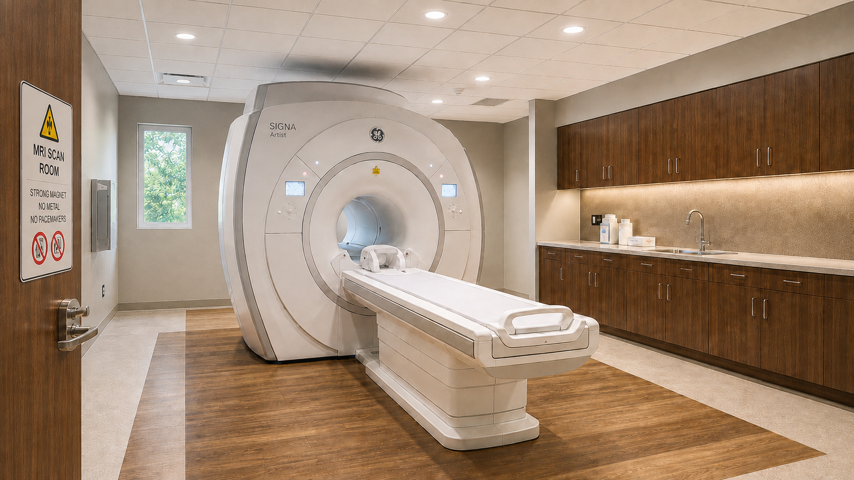 Rendering of St. Mary's Medical Center MRI Suite