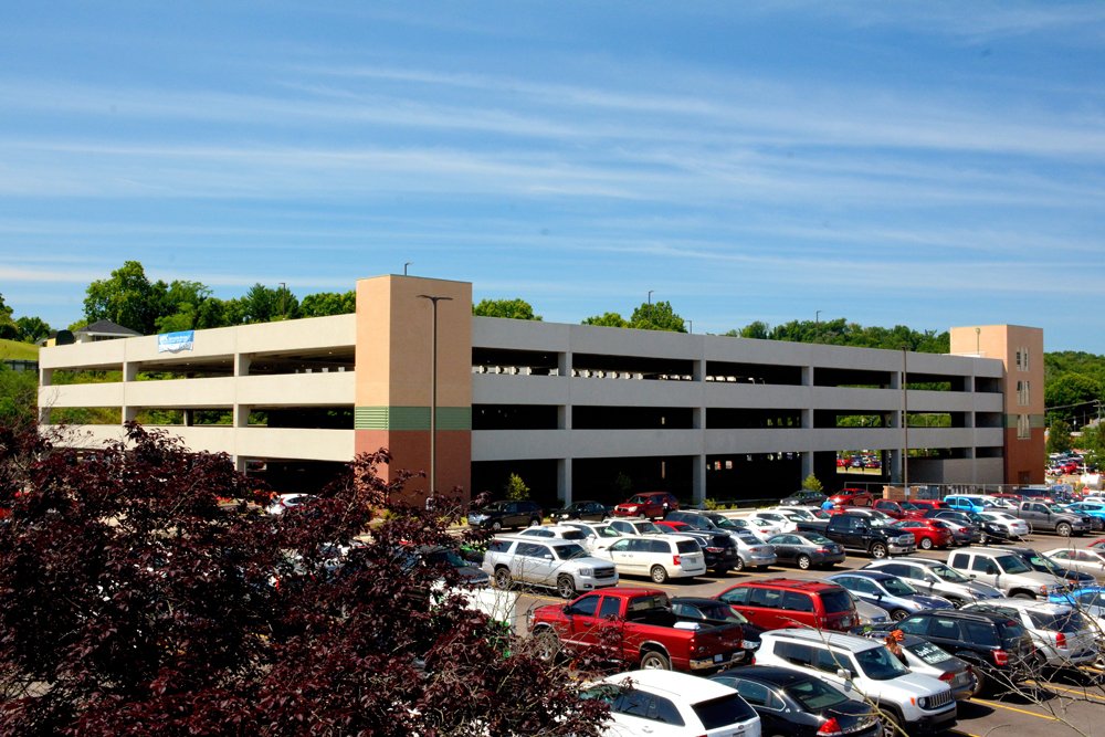 CHH Parking Garage at Cabell Huntington Hospital in Huntington, West Virginia.
