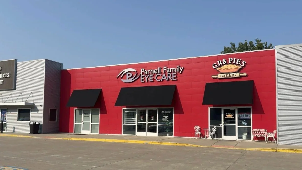 Parnell Family Eye Care storefront in South Point, Ohio, completed by MIRC Construction Services.