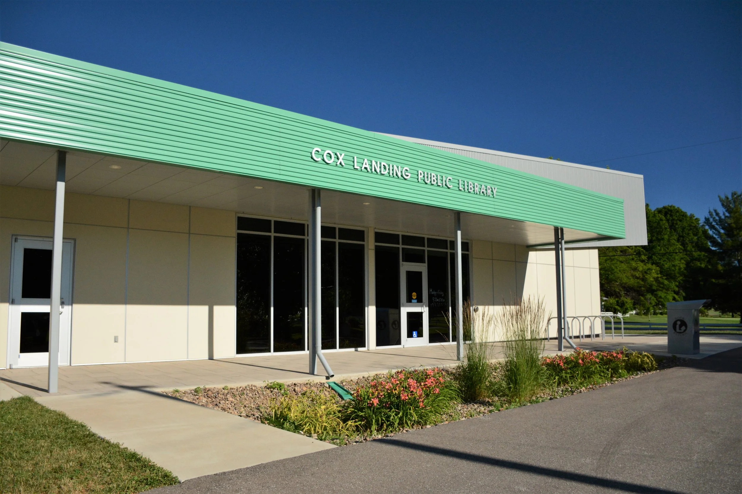 Cox Landing Branch Library completed by MIRC Construction Services, LLC.