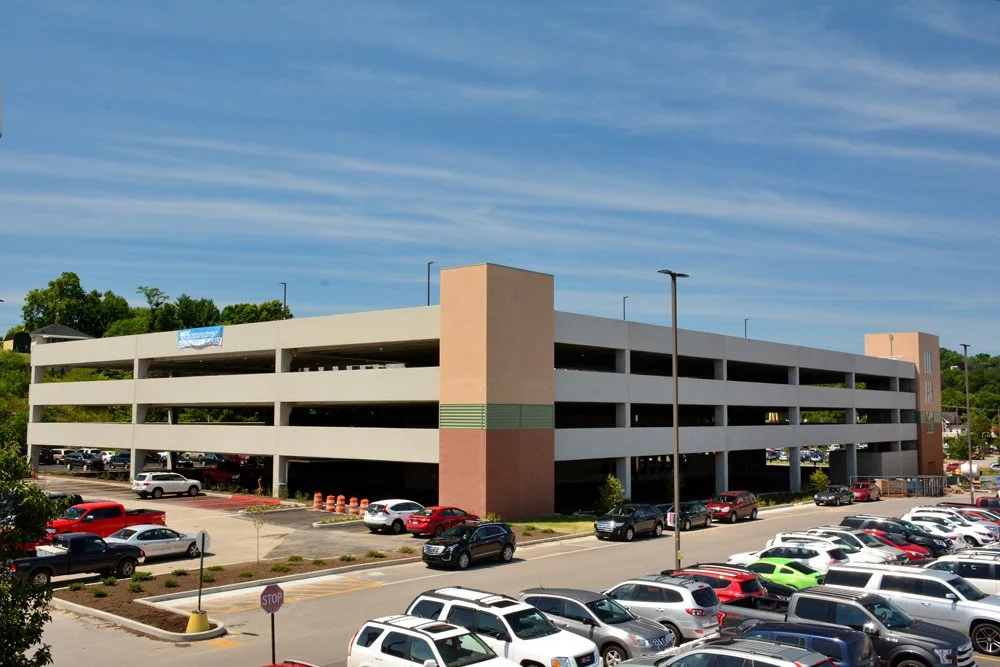 CHH Parking Garage at Cabell Huntington Hospital in Huntington, West Virginia.
