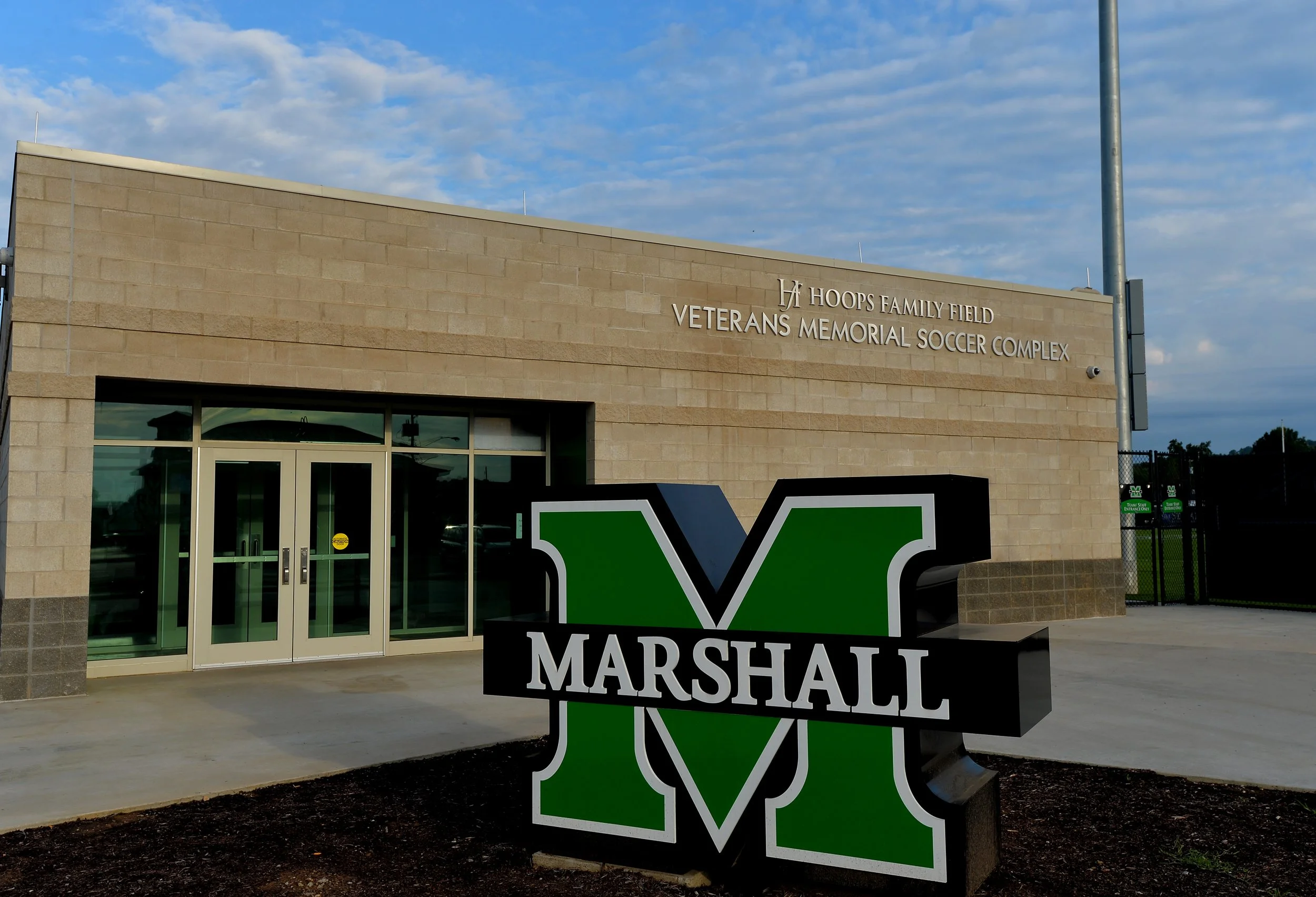 Hoops Family Field at Veterans Memorial Soccer Complex completed by MIRC Construction Services, LLC.