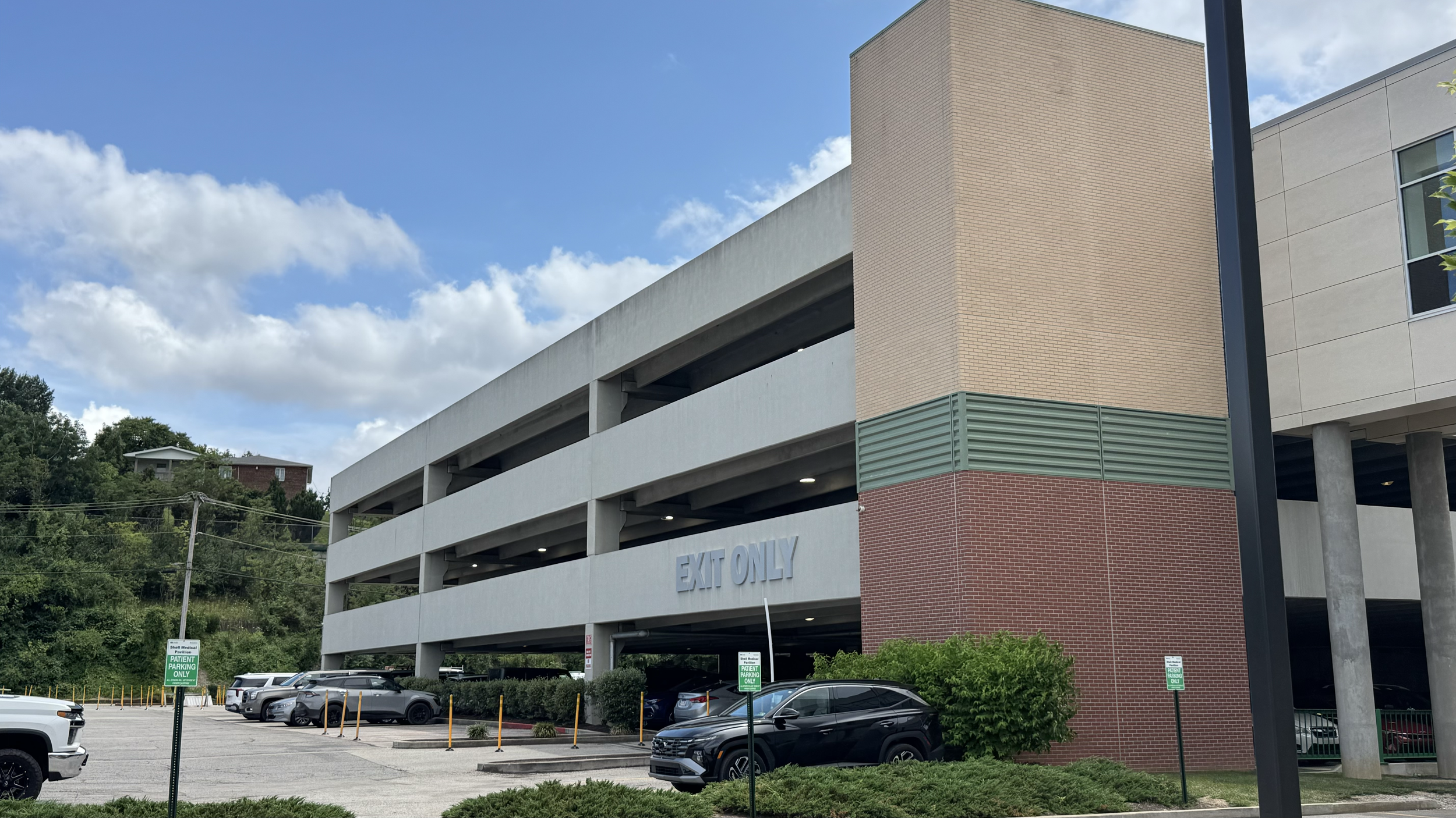 CHH Parking Garage at Cabell Huntington Hospital in Huntington, West Virginia.