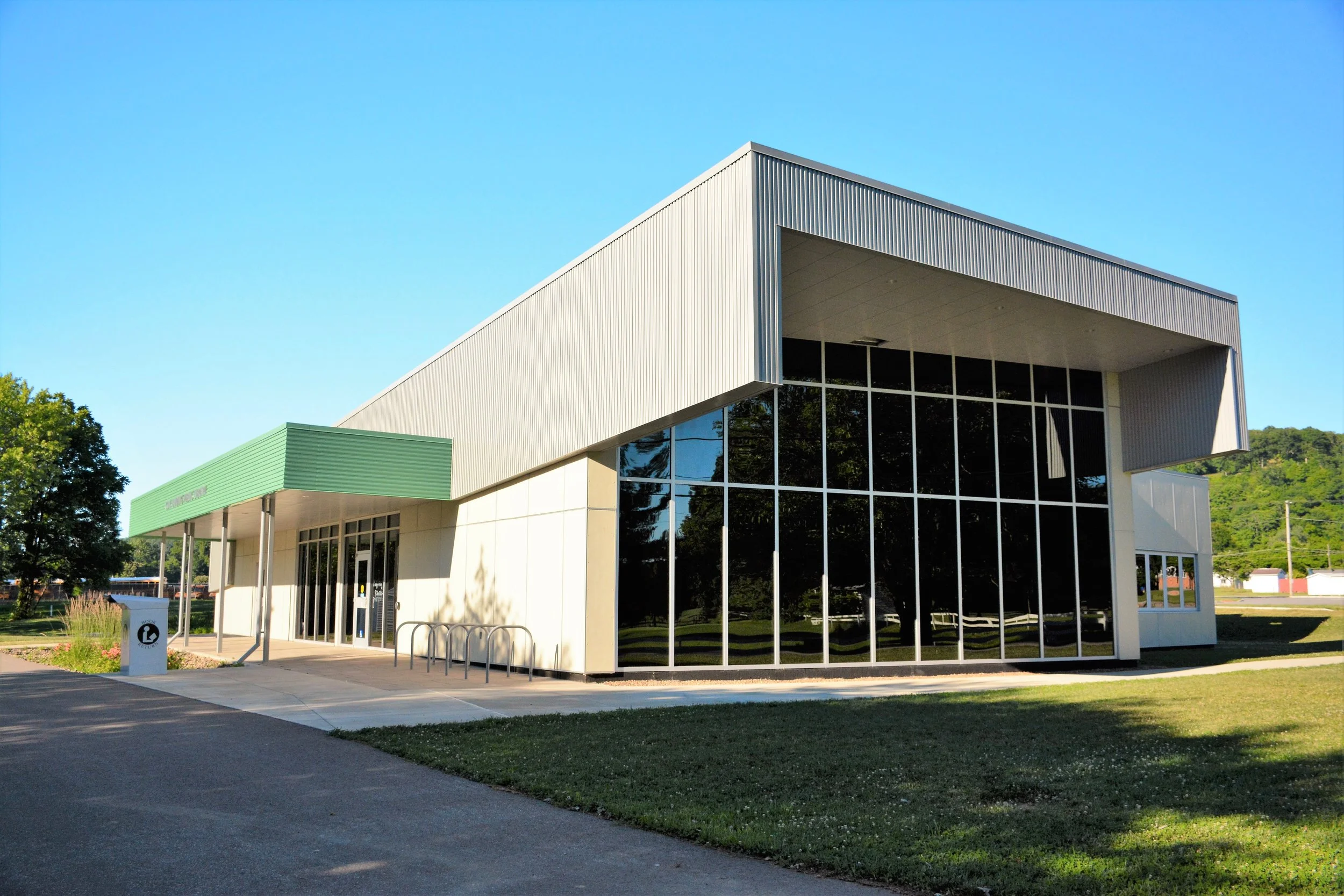 Cox Landing Branch Library completed by MIRC Construction Services, LLC.
