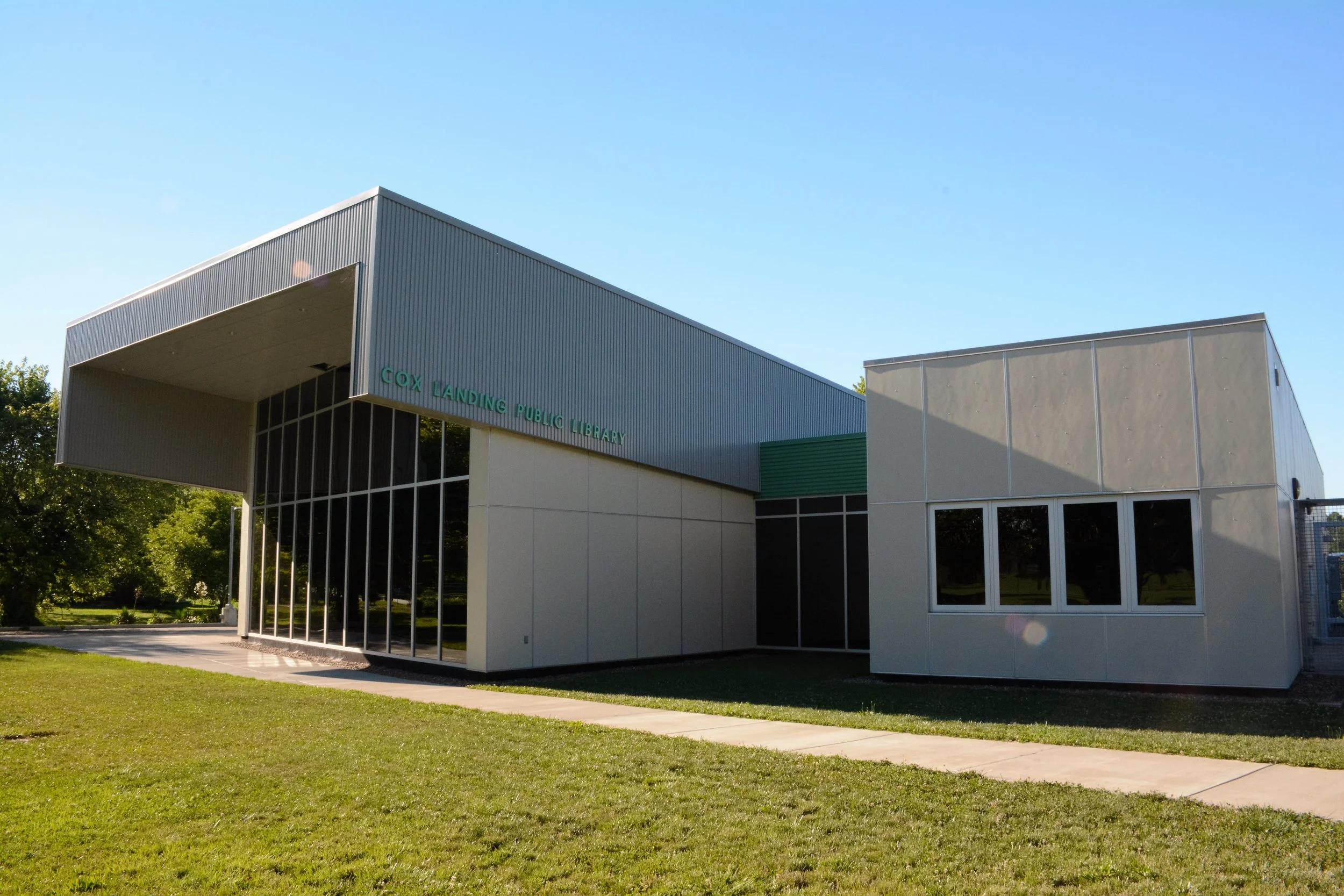 Cox Landing Branch Library completed by MIRC Construction Services, LLC.