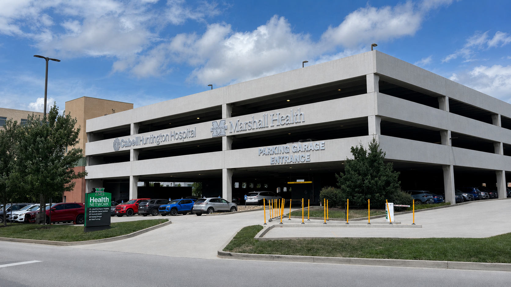 CHH Parking Garage at Cabell Huntington Hospital in Huntington, West Virginia.