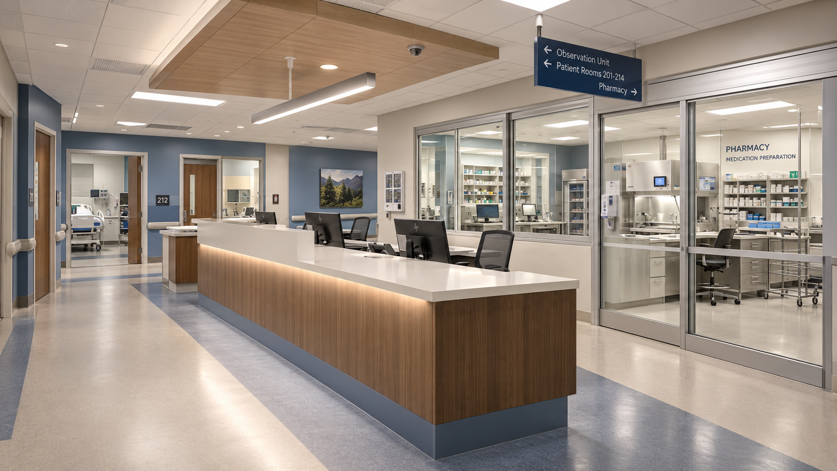 Boone Memorial Hospital Interior Rendering
