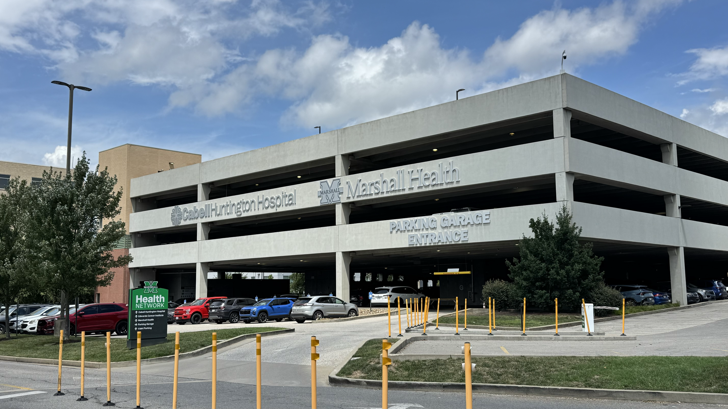 CHH Parking Garage at Cabell Huntington Hospital in Huntington, West Virginia.