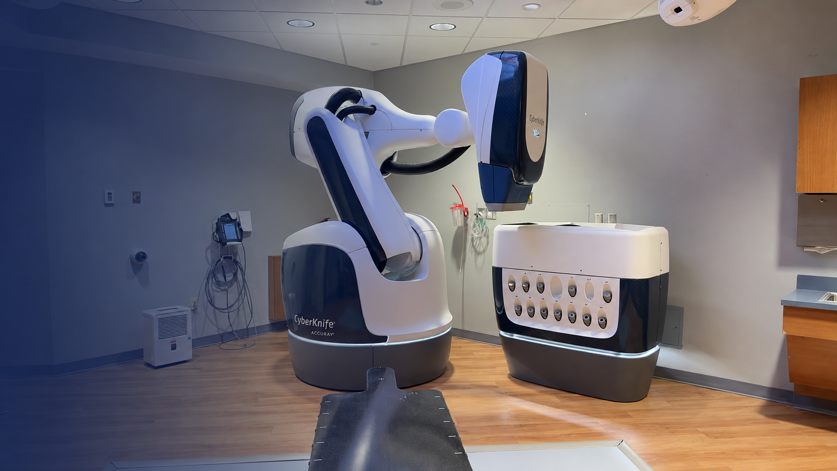 Renovated CyberKnife treatment suite at St. Mary’s Medical Center in Huntington, West Virginia.