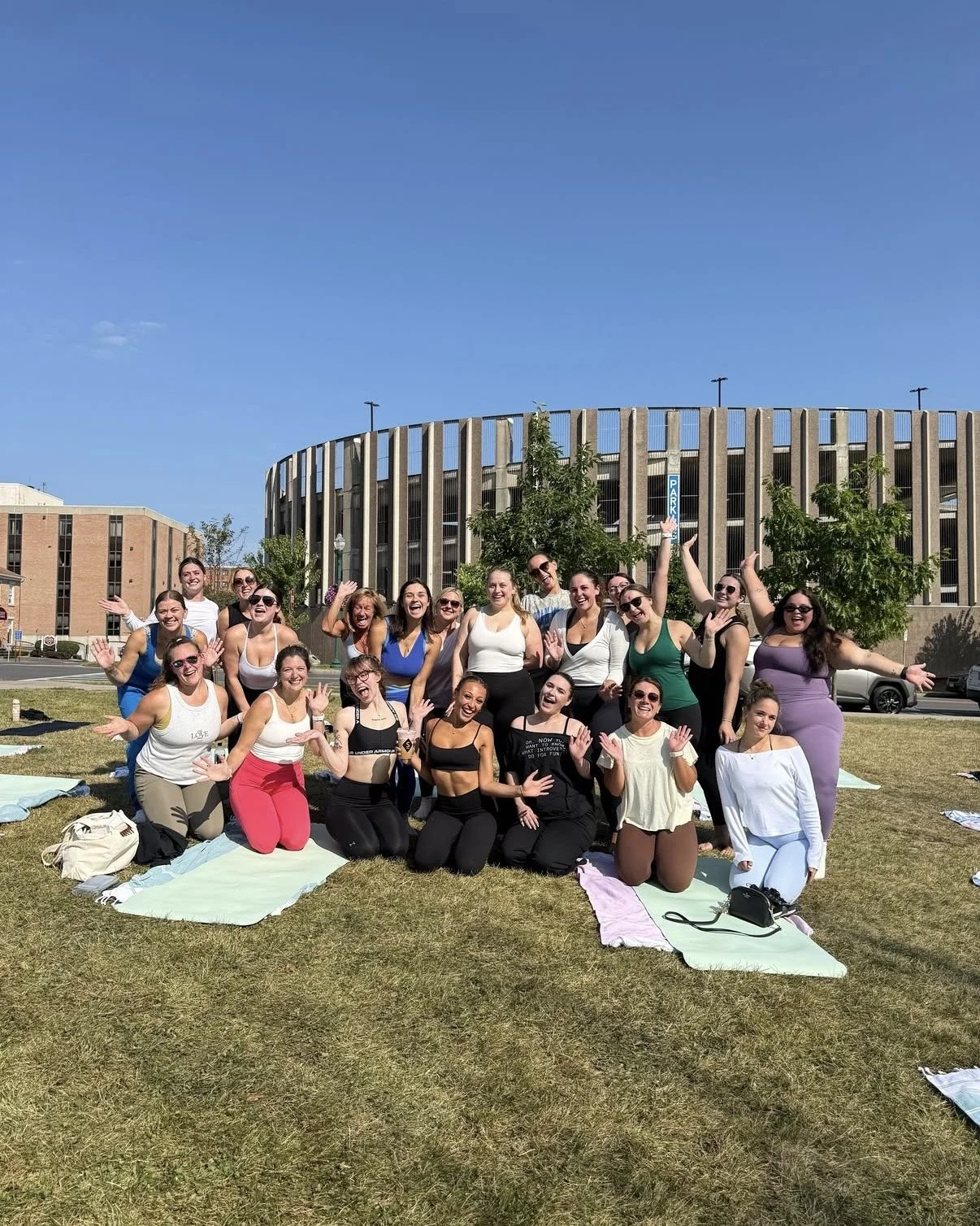 Pilates at the Downtown Auburn Saturday Market