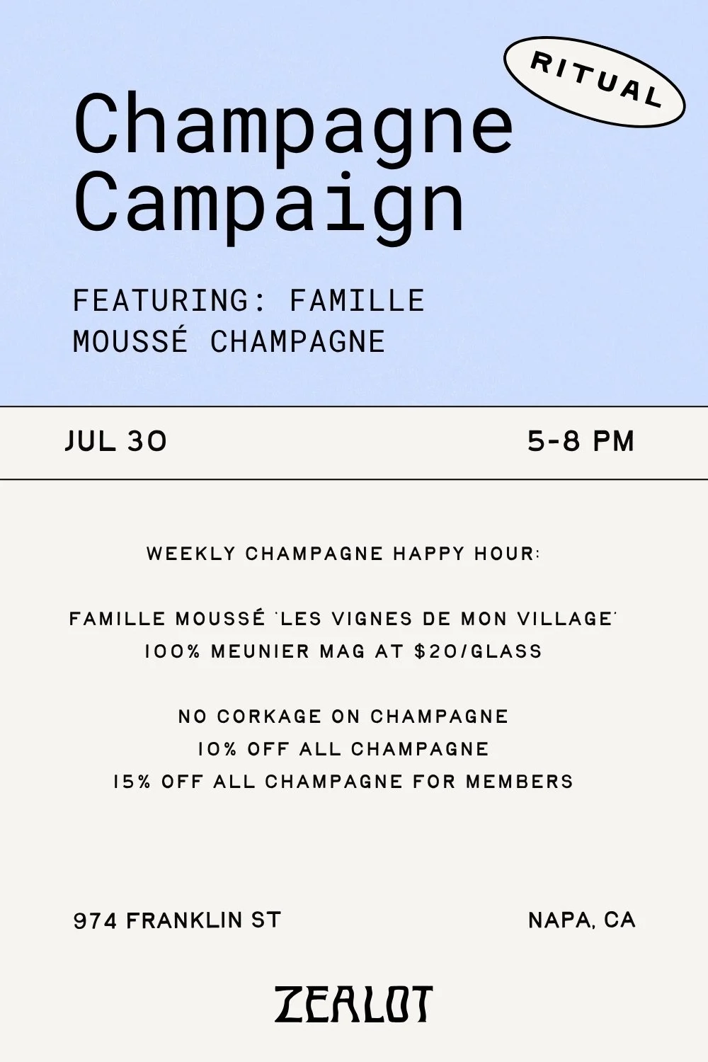 Champagne Campaign: Famille Moussé