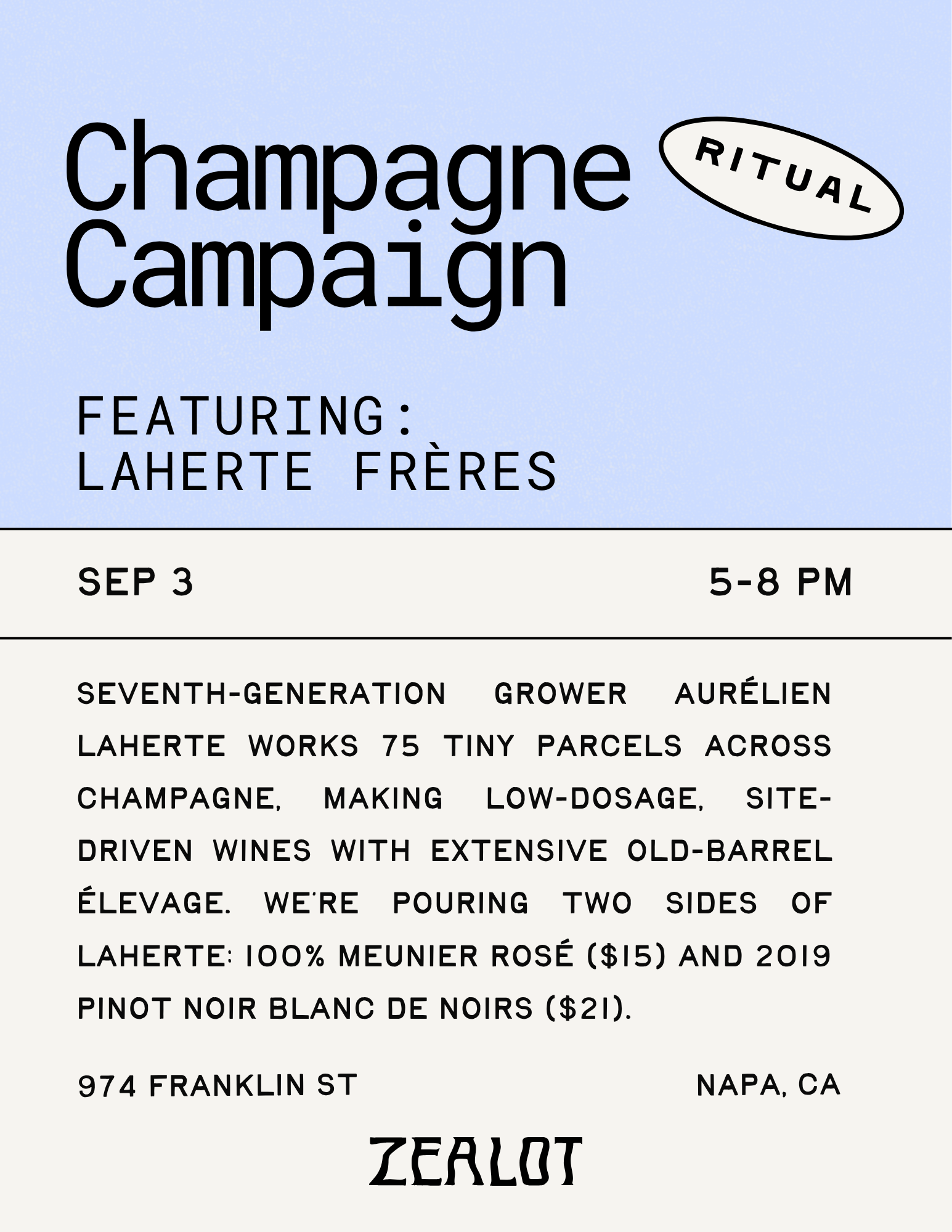 Champagne Campaign: Laherte Frères