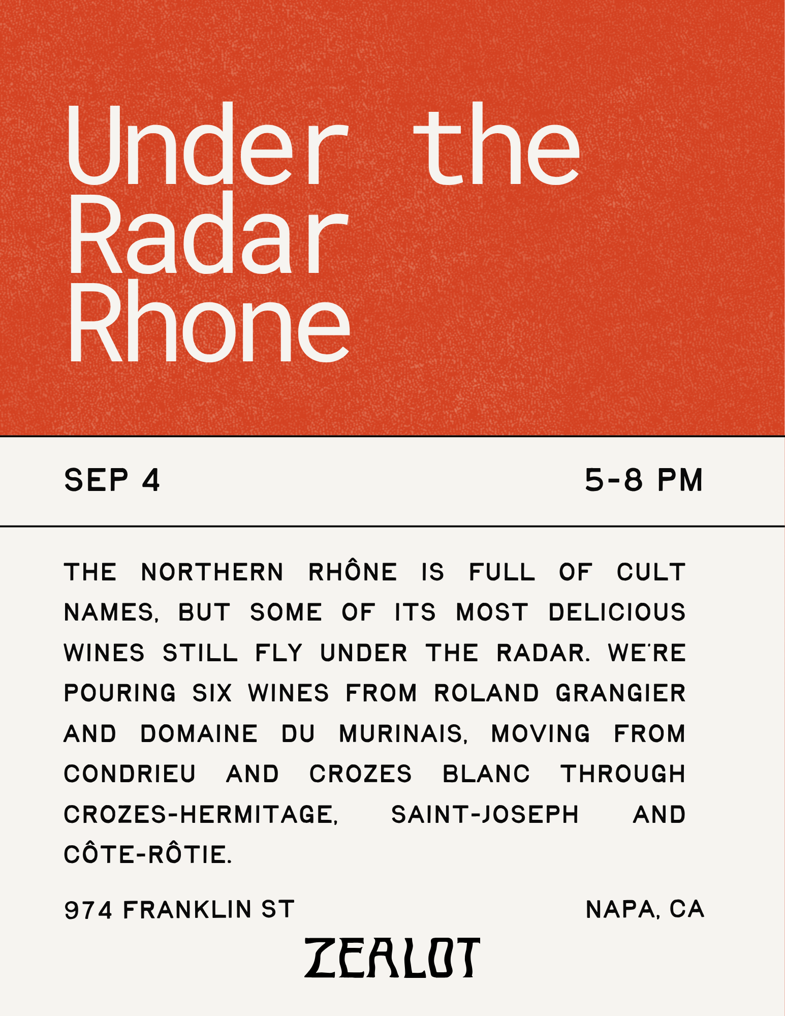 Under the Radar Rhone