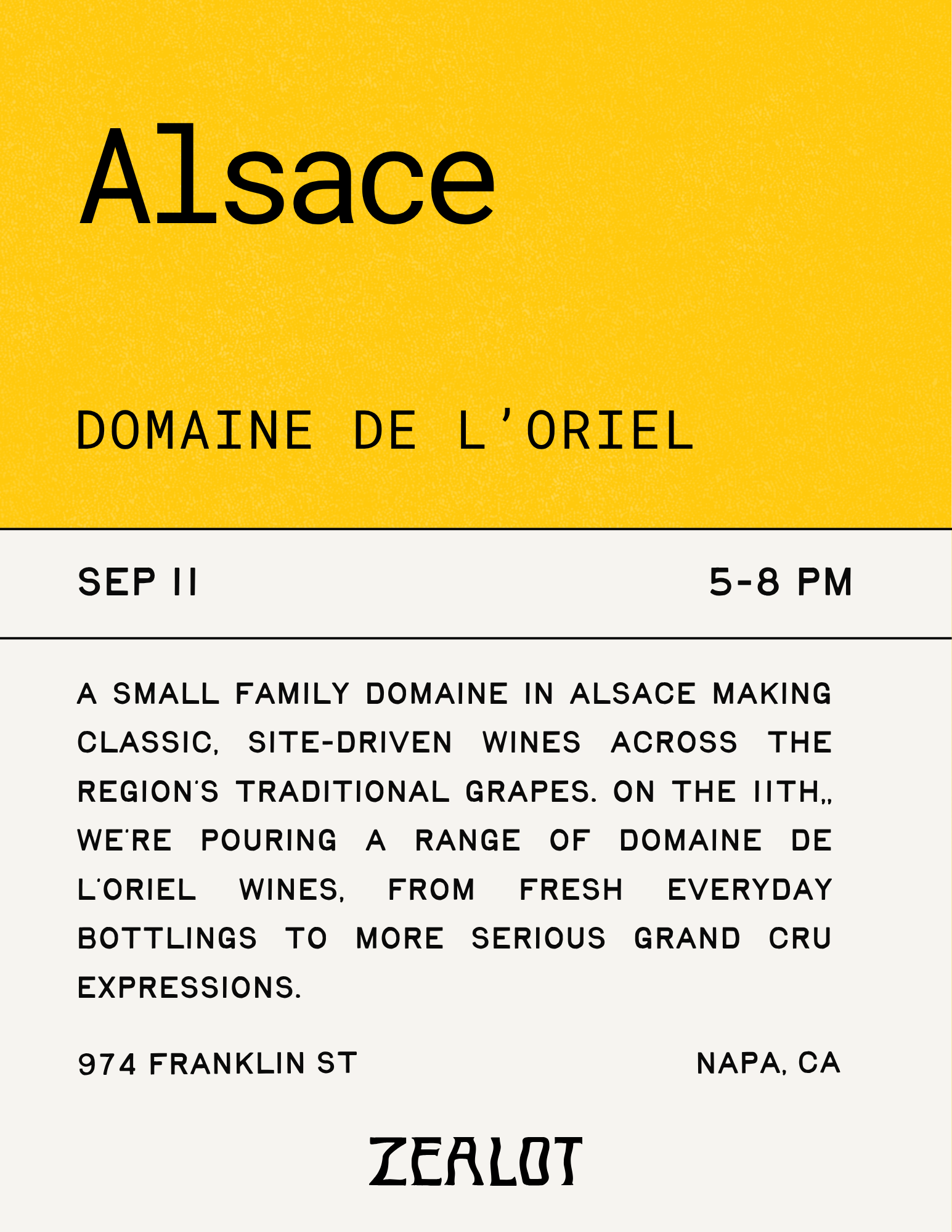 Alsace via Domaine de l'Oriel