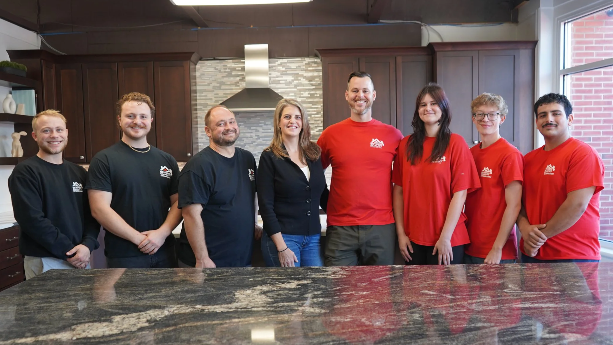 Beyond Quality Team Photo in the Showroom