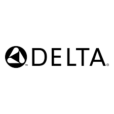 Delta logo with a stylized widget symbol and the word 'DELTA' in black text.