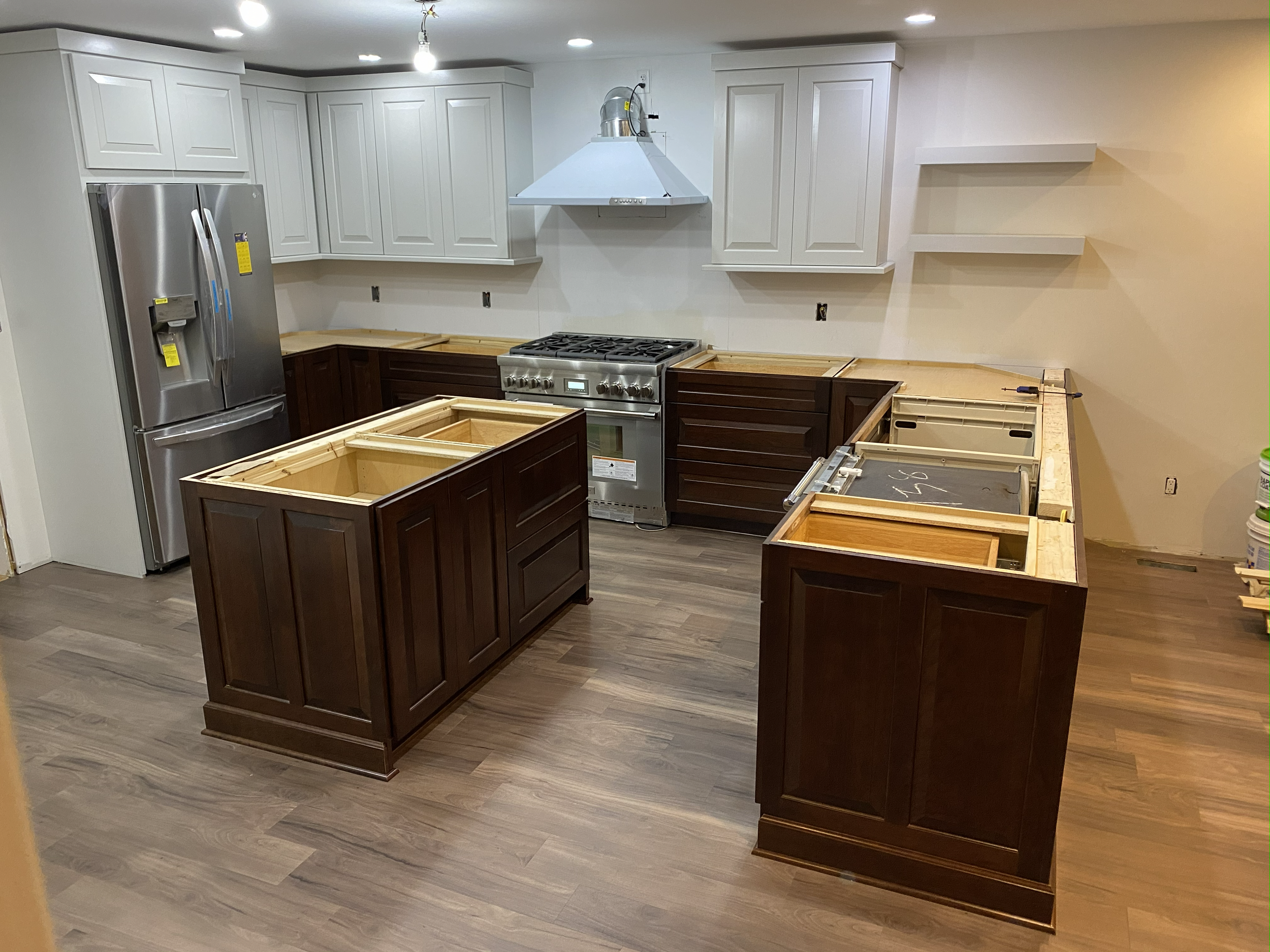 Setting the Kitchen Cabinets in Place.png