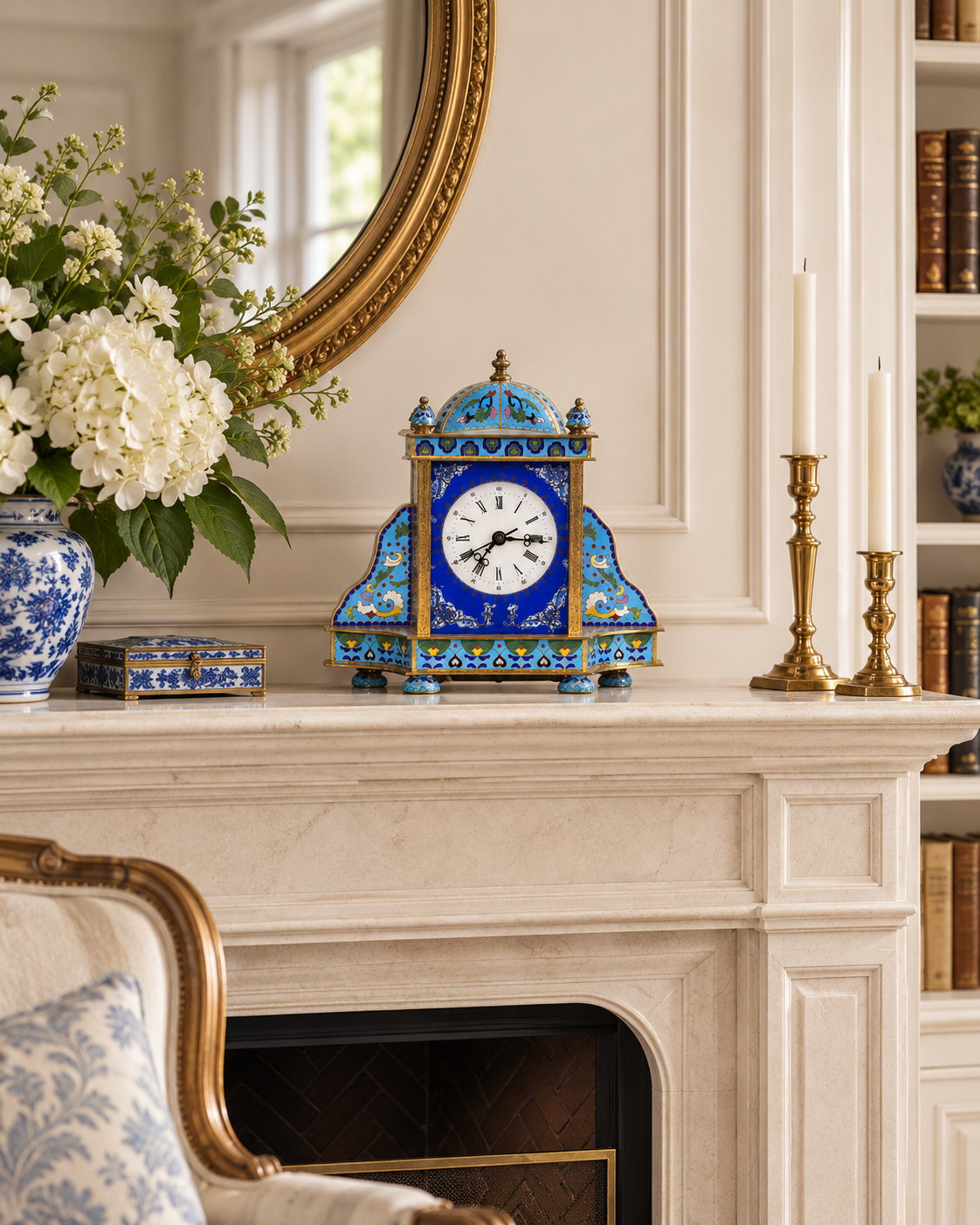 The Cloisonné Clock