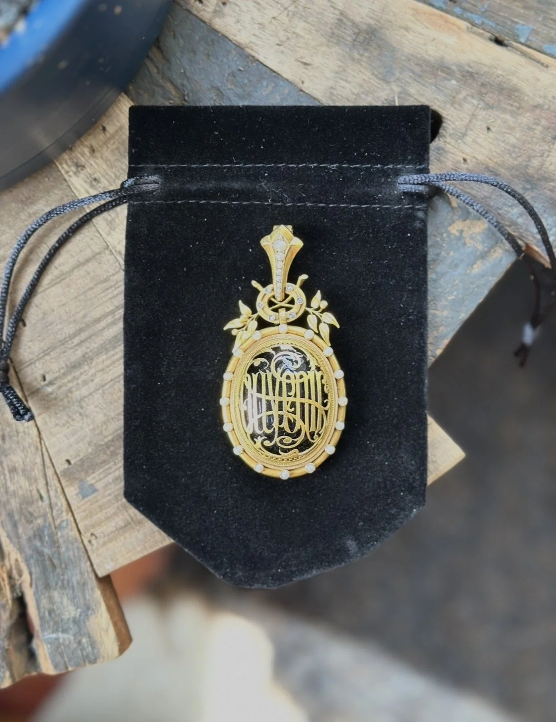 Antique French Souvenir Locket