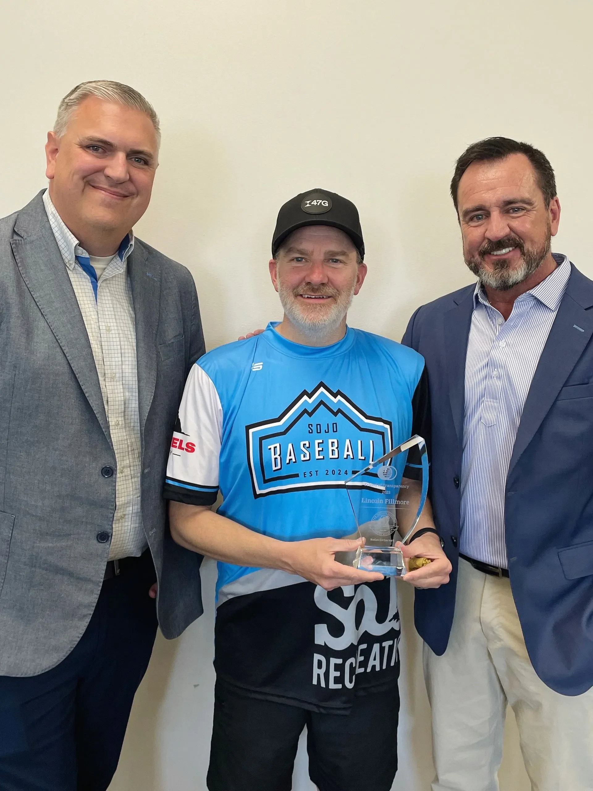 PRESS RELEASE: State Sen. Lincoln Fillmore Receives “Friend of Transparency Award”
