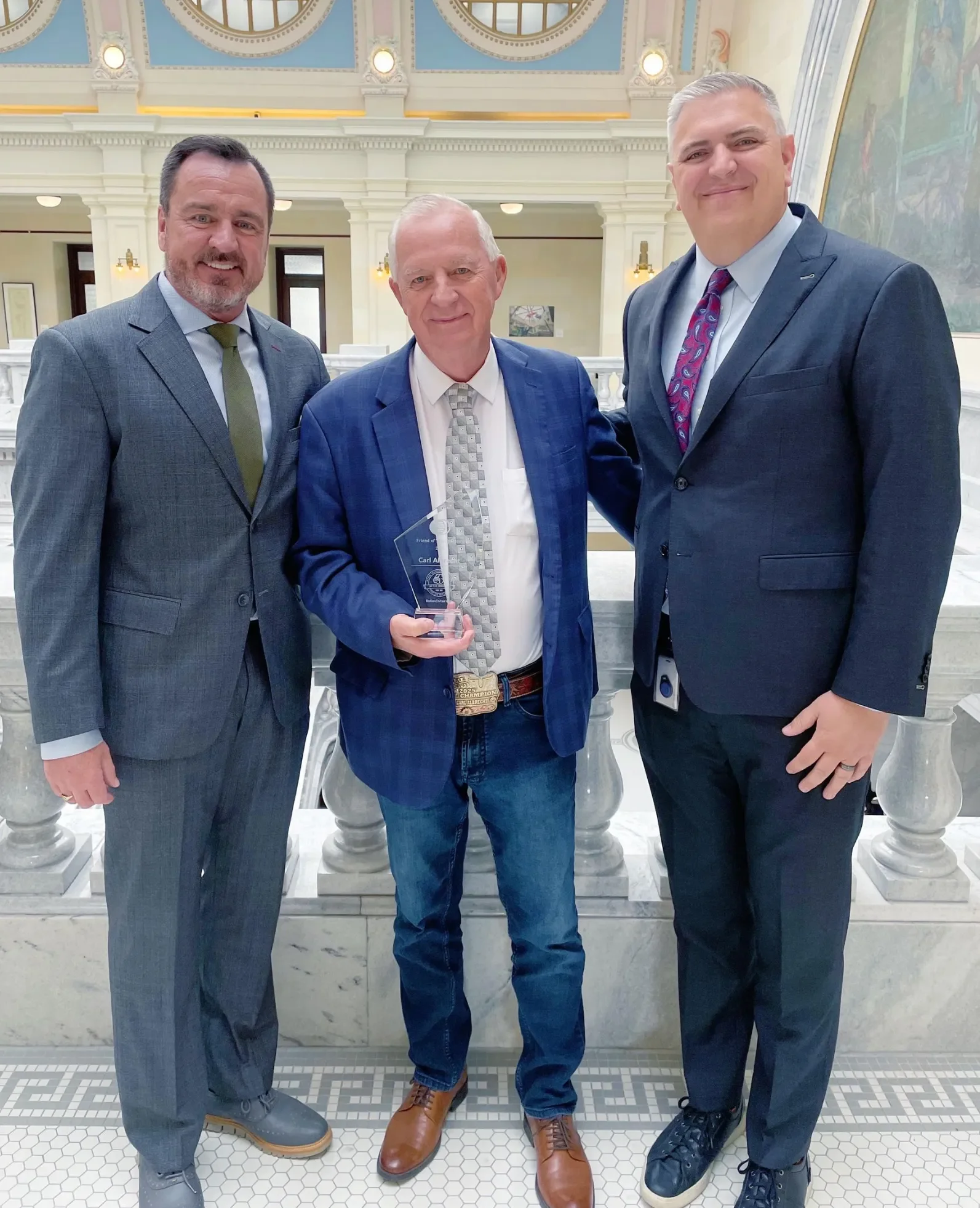 PRESS RELEASE: Representative Carl Albrecht Receives “Friend of Transparency Award”