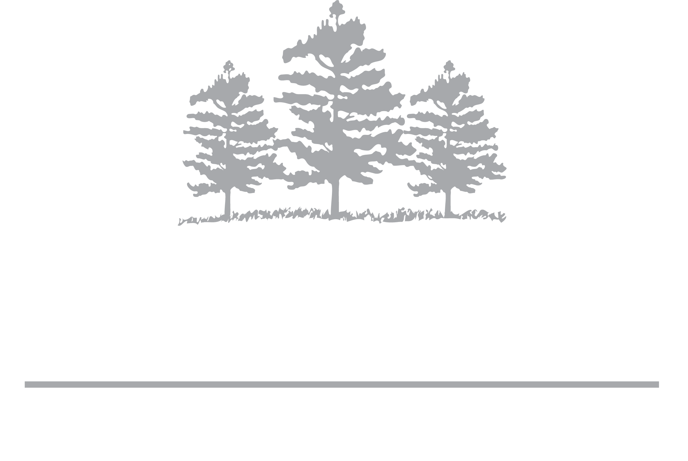 Black background with the words 'TRINITY' in large white letters, a logo of three trees, and additional white text reading 'FAMILY BUILDERS'.