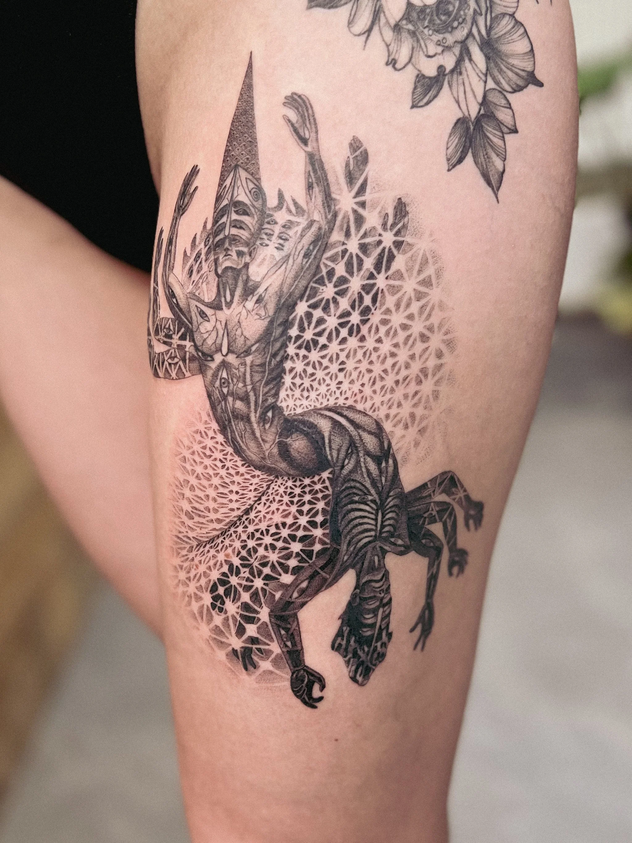 tool alex grey tattoo fear inoculum geometric
