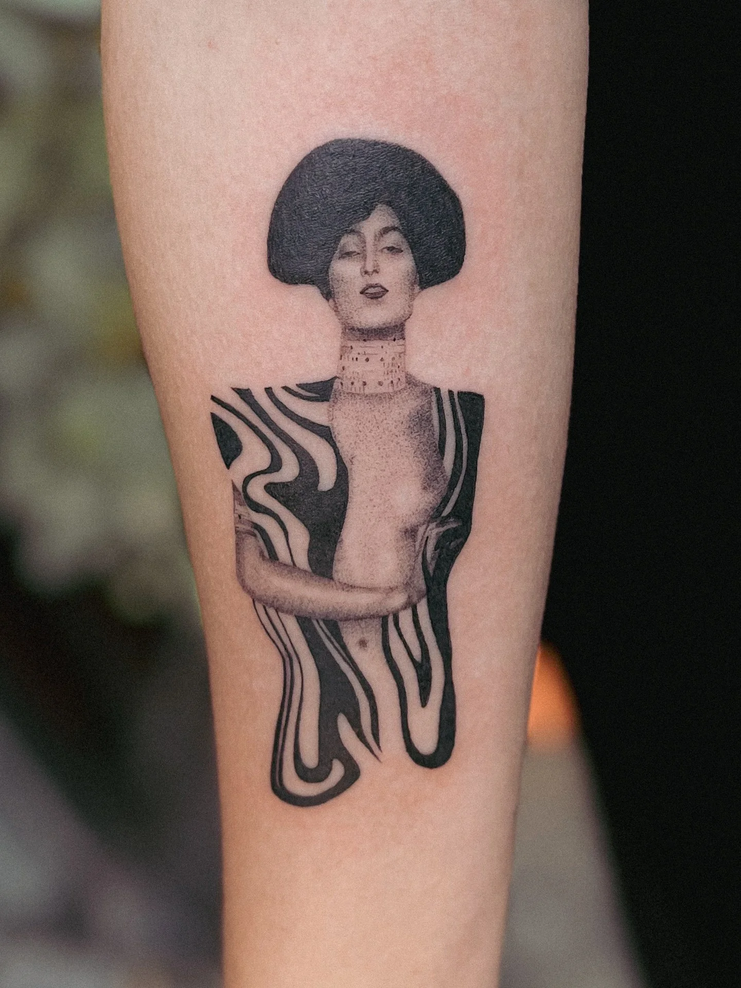 judith klimt tattoo abstract