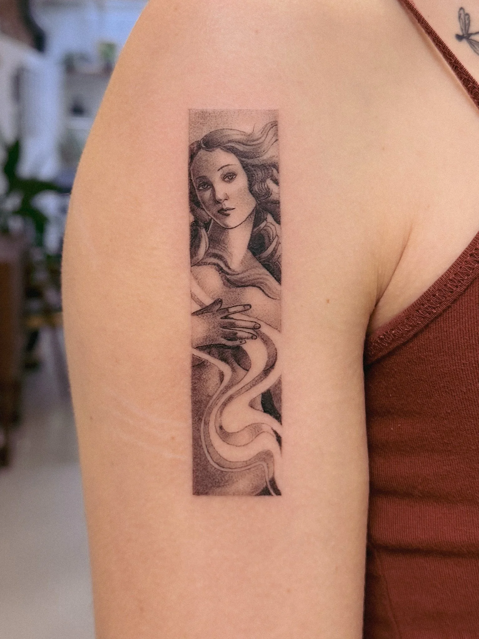 boticelli venus fine art tattoo original artistic