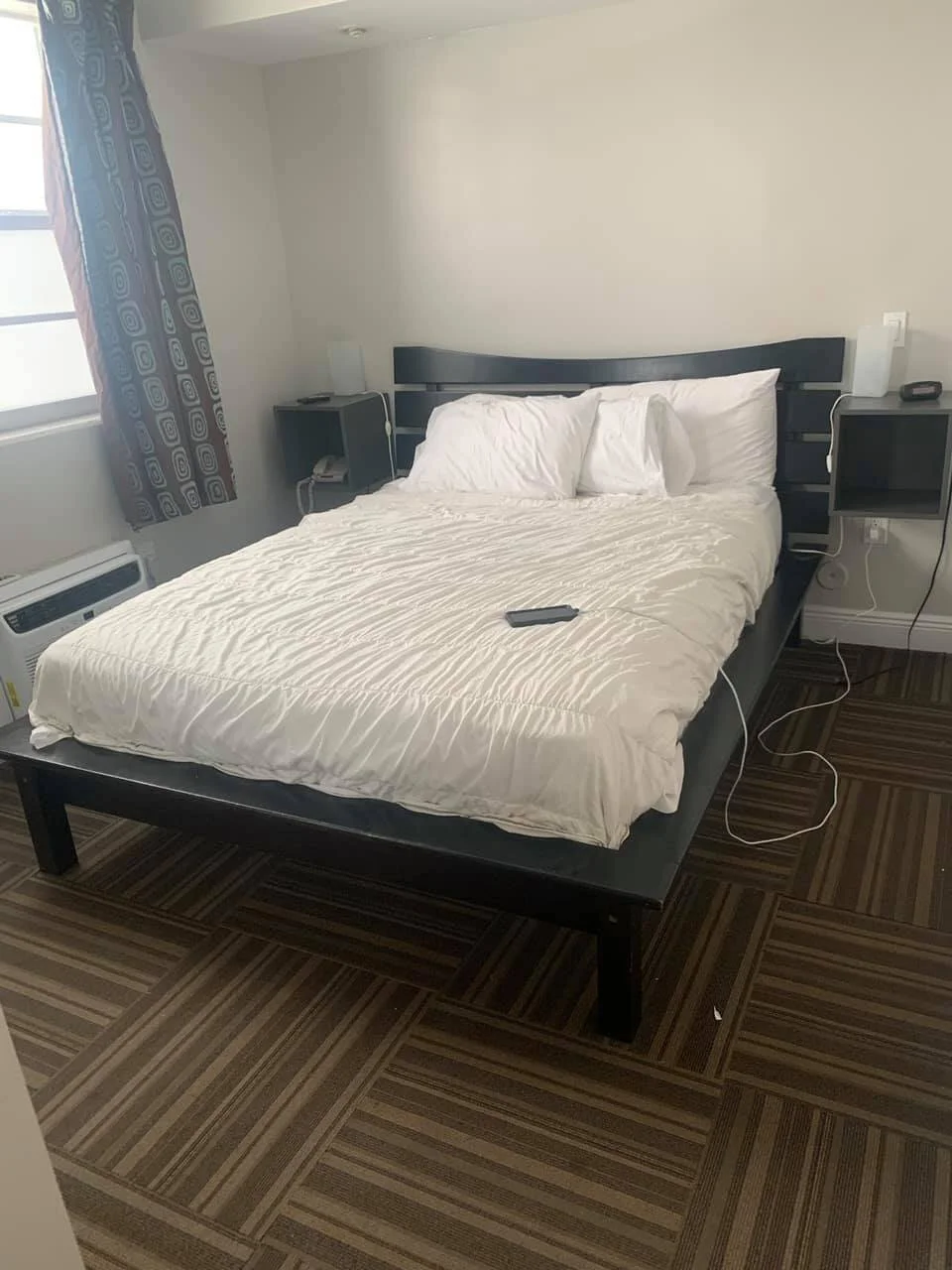 I was unable to transfer into the bed unassisted due to the bed frame protruding out… Not Accessible