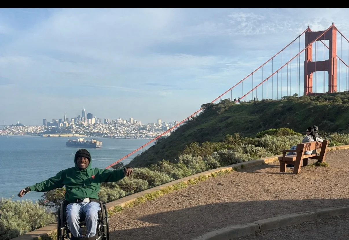 San Francisco Super Bowl weekend🔥 #TheWheelchairNomad #theskyisnotthelimit