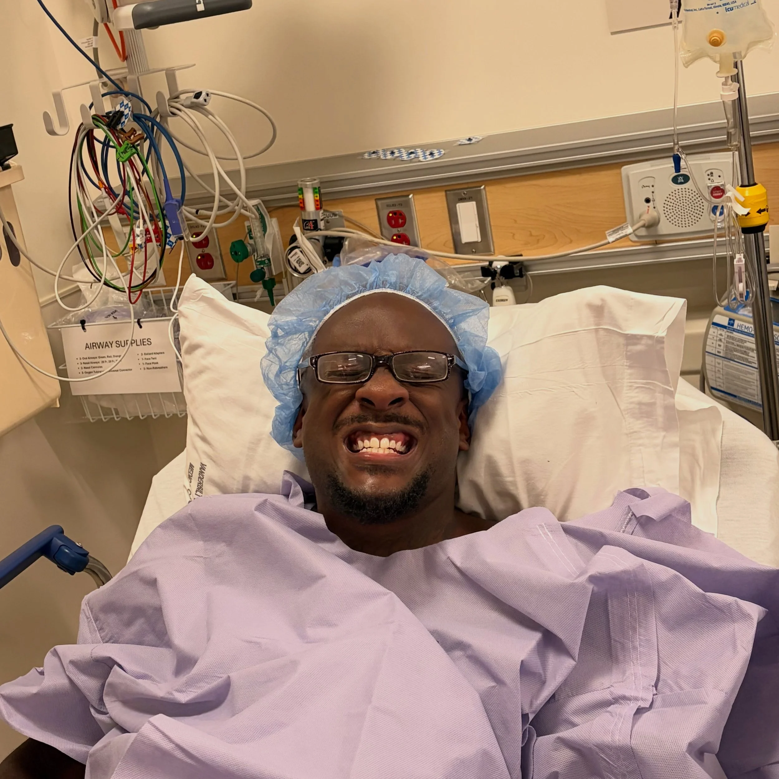 Headed to surgery ❤️! As I embark on this second journey I have been reflecting on what has gotten me this far! My support system, my faith, and the mindset to never give up! adversity happens to everybody, but it&rsquo;s not what happens to you that