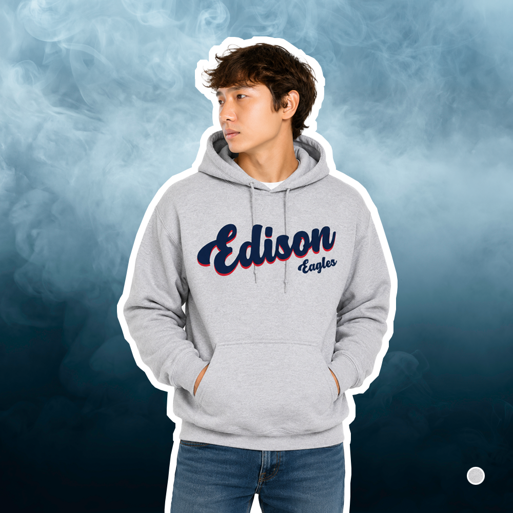 Cursive Edison Hoodie