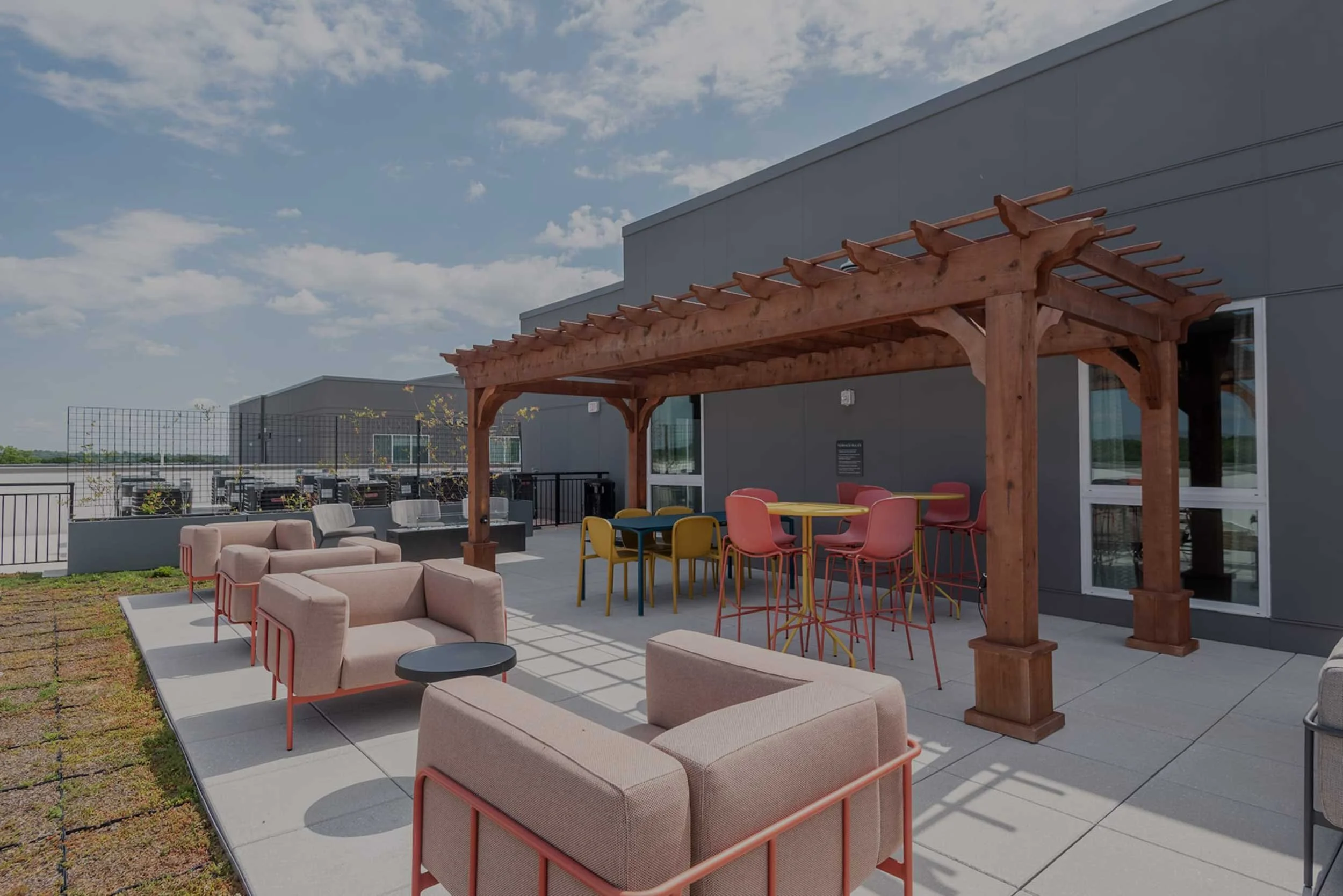 Rooftop Terrace | Vesta Parkside apartments in Washington, DC