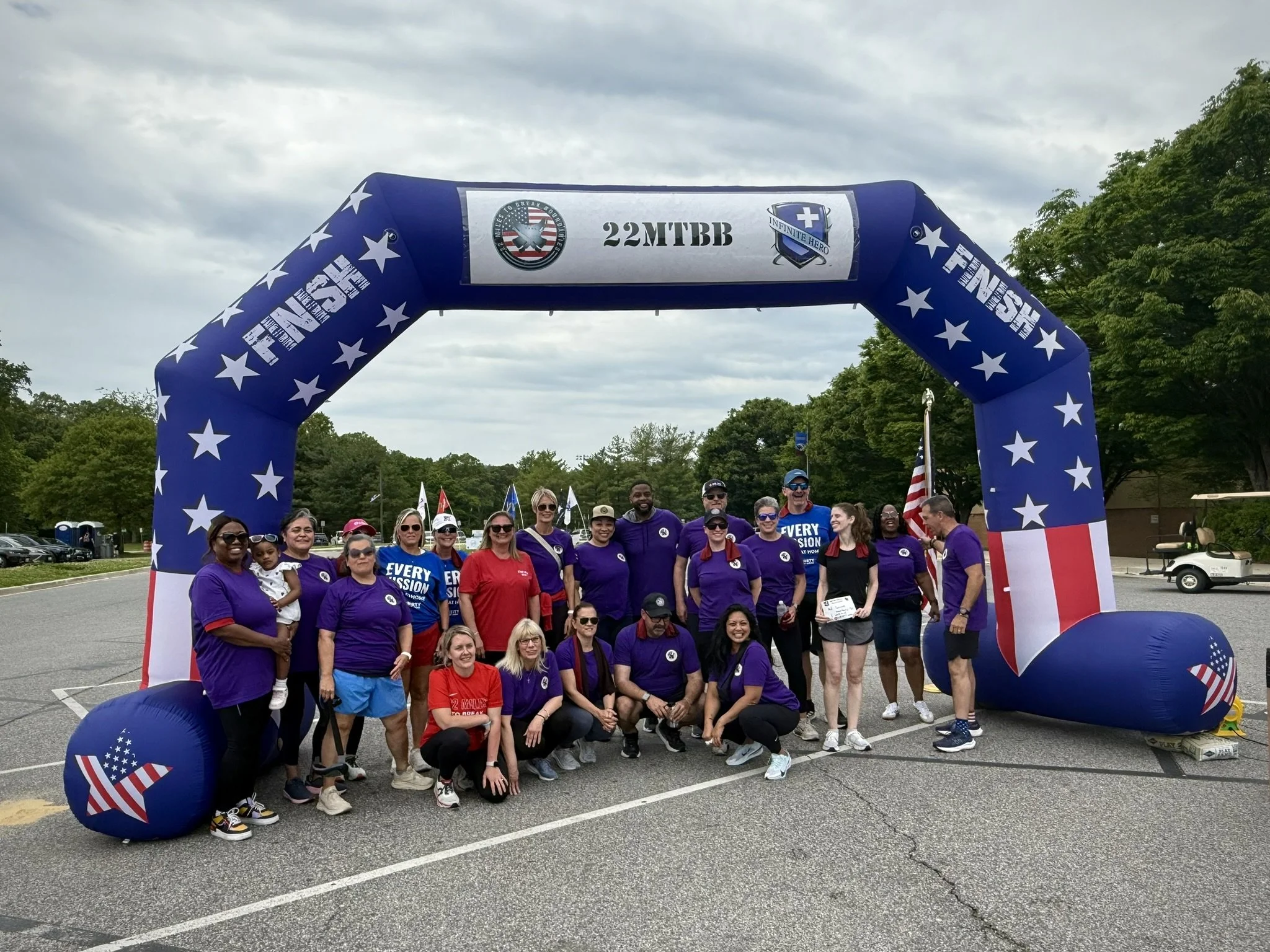 One team, one mission. Our team proudly ran alongside Infinite Hero Foundation during the 22MTBB event in Annapolis, supporting veterans and demonstrating our commitment to the military community.