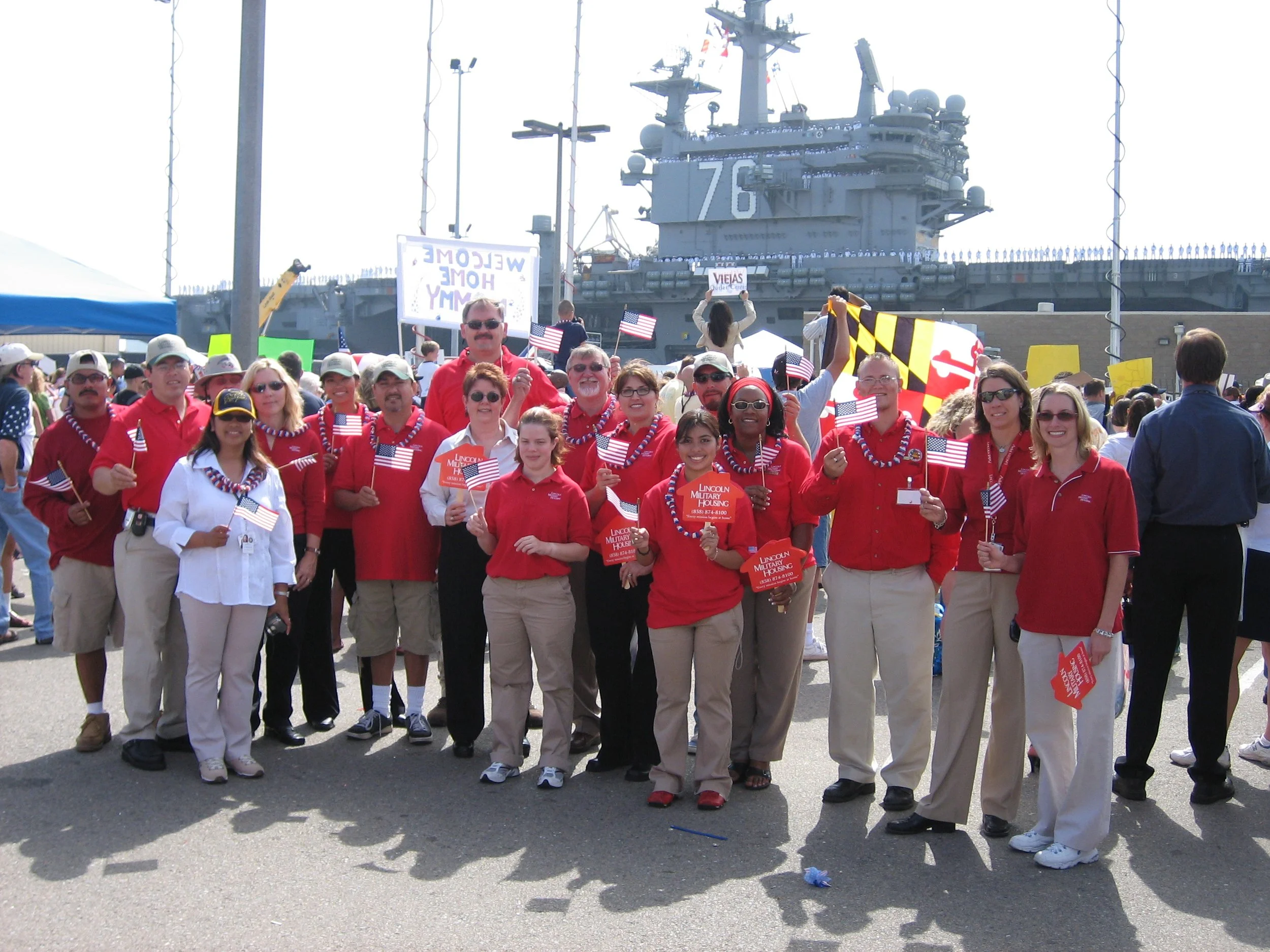 Liberty Military Housing proudly welcomed home the USS Ronald Reagan, joining military families and community partners in celebrating the return of the ship's sailors after deployment.