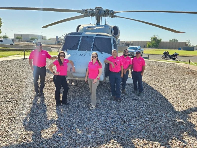 Together in pink, together in purpose. Every Wednesday in October, our team proudly wears pink to raise awareness, inspire hope, and support individuals and families impacted by breast cancer.
