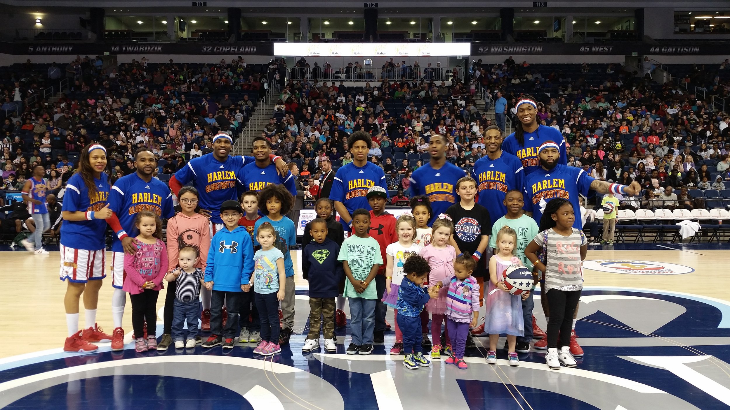 A slam dunk evening! Residents enjoyed an exciting night with the Harlem Globetrotters, filled with laughter, amazement, and family fun.