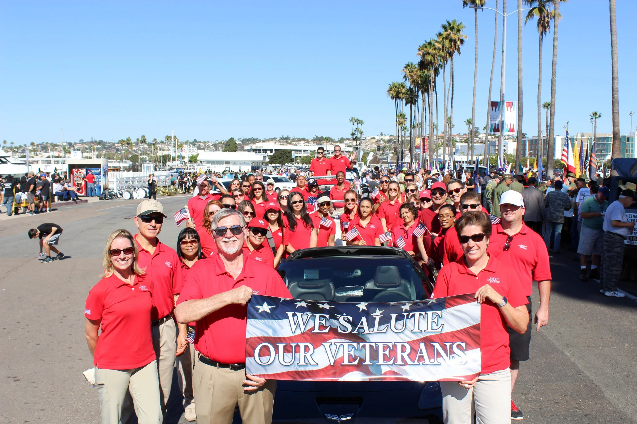 Proudly saluting our nation’s heroes at the annual San Diego Veterans Day Parade, honoring the service, sacrifice, and dedication of the veterans who have served our country.