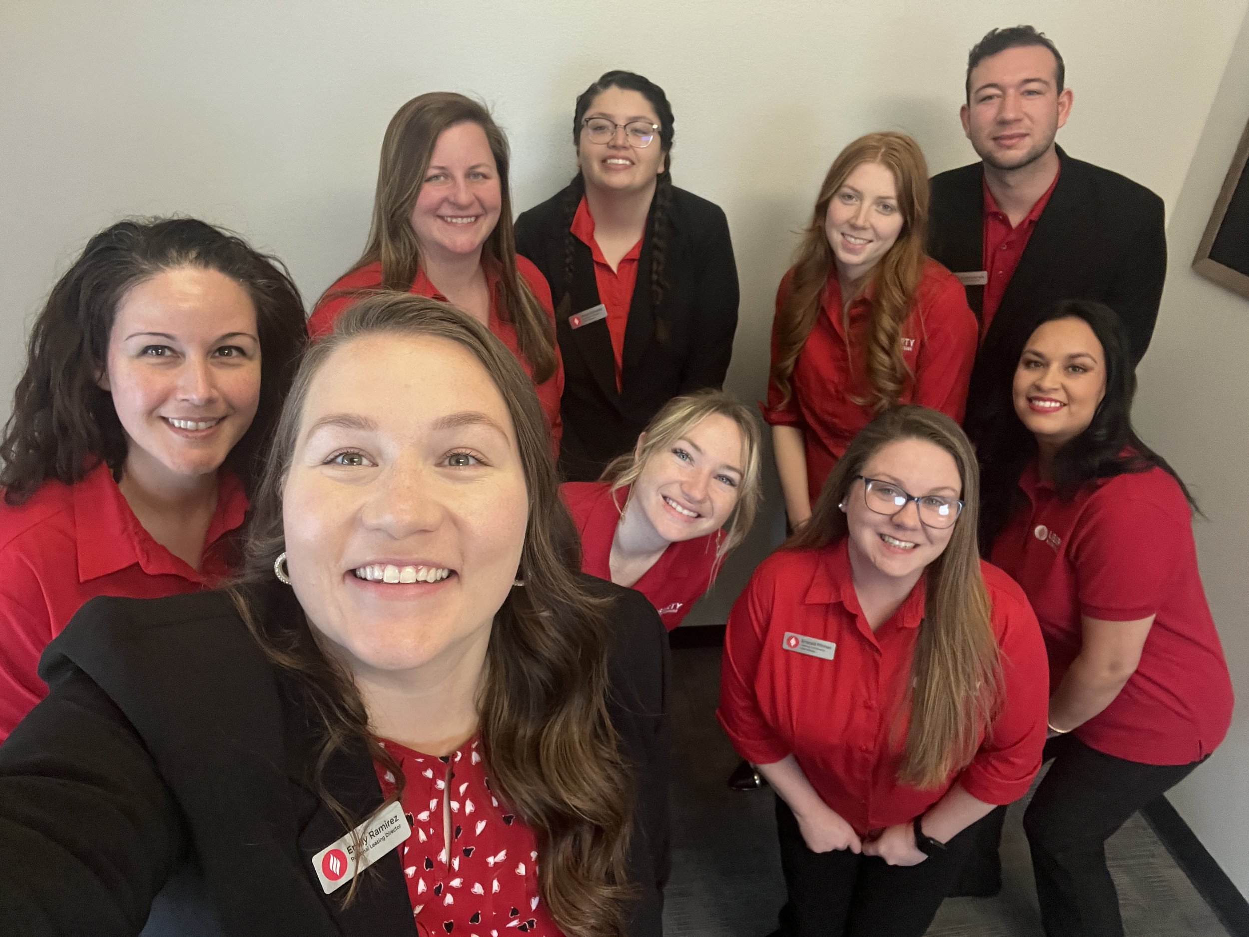 Our team proudly wears red each Friday as a symbol of support for deployed military personnel and their families, honoring their commitment and sacrifice in service to our country.