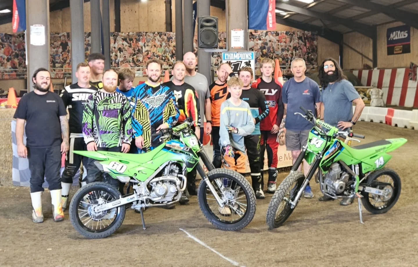 Brilliant evening at @peterboast Champion Flat Track 🏁
Thanks to all of the team who made the trip from across the Moto4, Sportbike and Superstock teams 👌