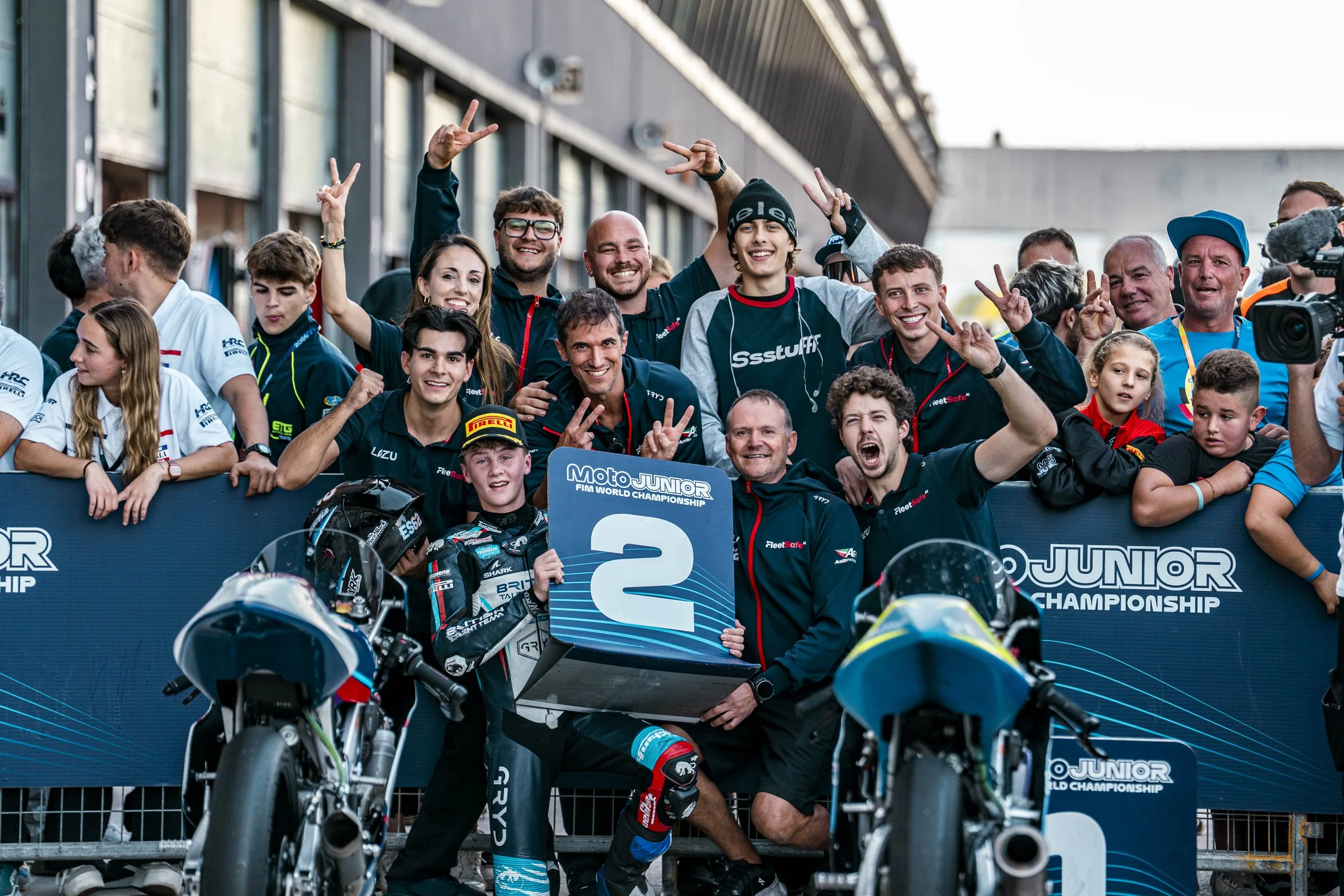 Podium finish for the Junior team at the FIM Moto Junior season finale in Misano