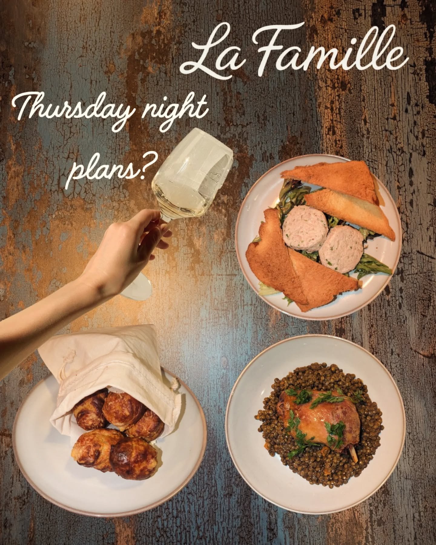 Need plans for tomorrow? We have you covered! 
Brand new spring cocktail menu, French wine list to pair with our wonderful @lafamillebistromcr 🇫🇷 

New season, new changes, let's go! ✨🍸