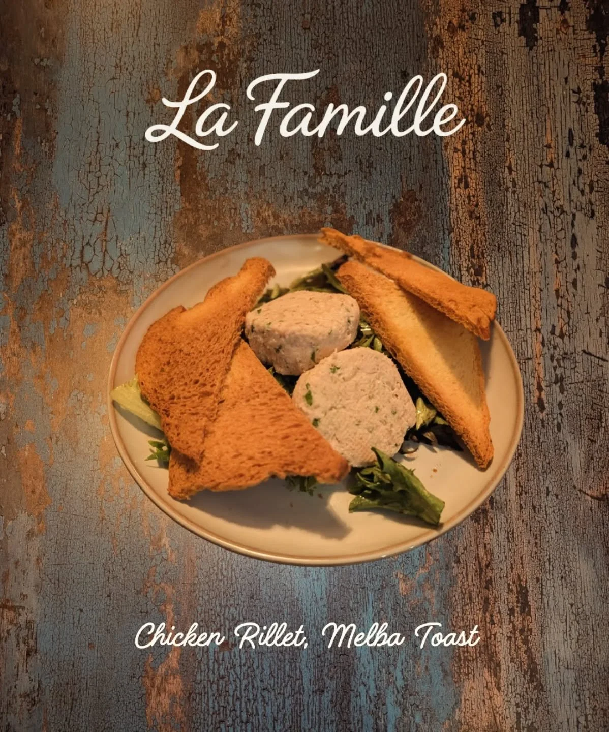 Have you been in yet to try our new @lafamillebistromcr menu? The Chicken Rillet with Melba Toast will hit the spot on this fine sunny day! 

Book your table today - link in bio
