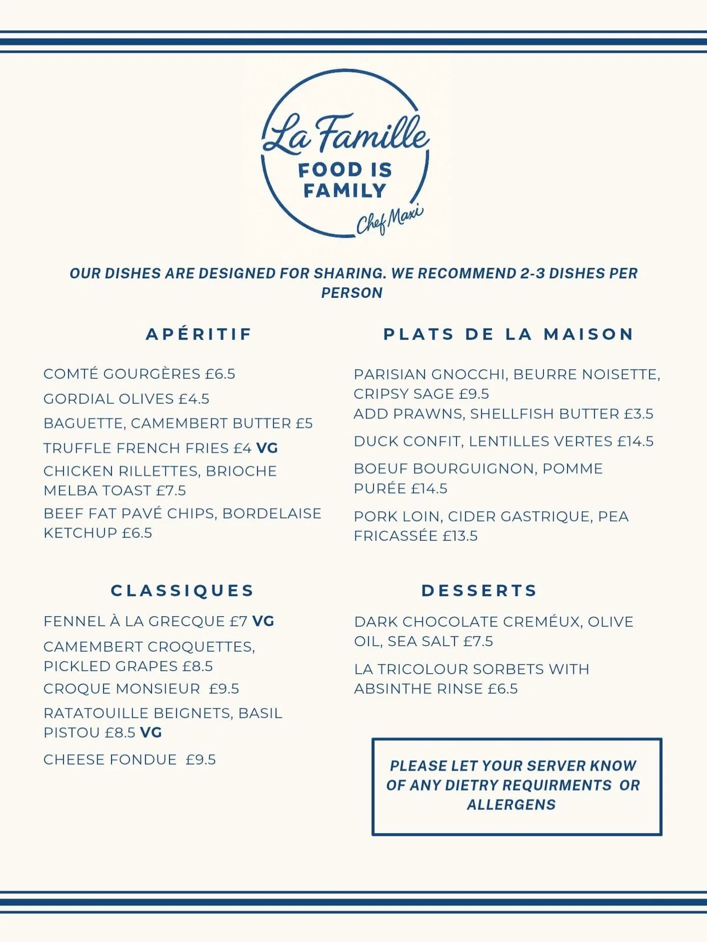 The countdown is on for our brand new menu launch on 26th Feb!! 

We have had some amazing feedback from our taste testers and we can&rsquo;t wait to feed you some delicious French cuisine very soon!!
#newmenu #frenchfoodie #manchesterfood #levenshul