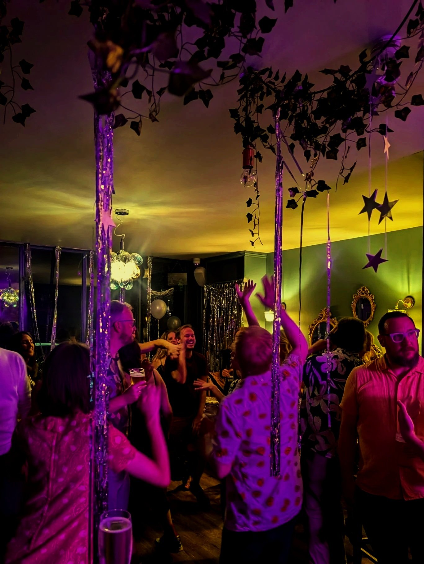 Guests dancing and socialising at a private event at Three Twelve Bar & Bistro in Levenshulme.