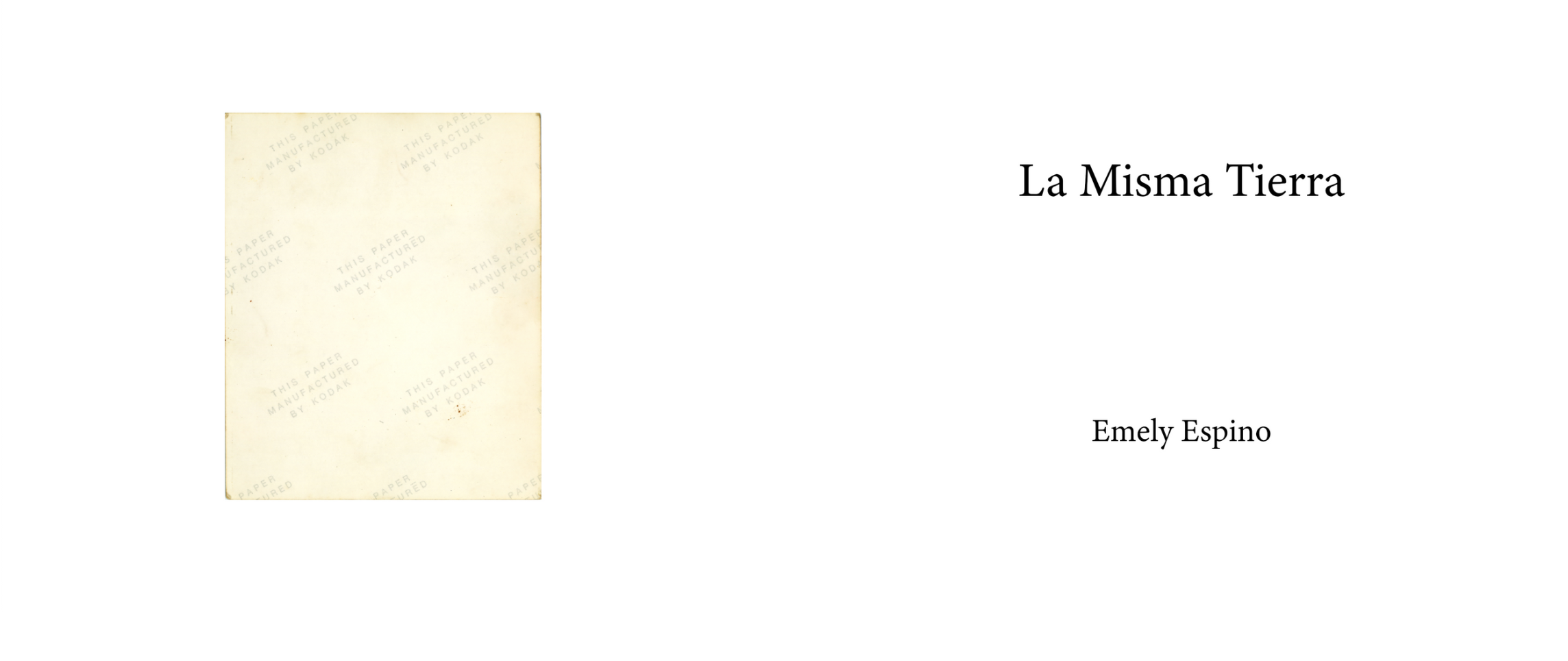 La Misma Tierra