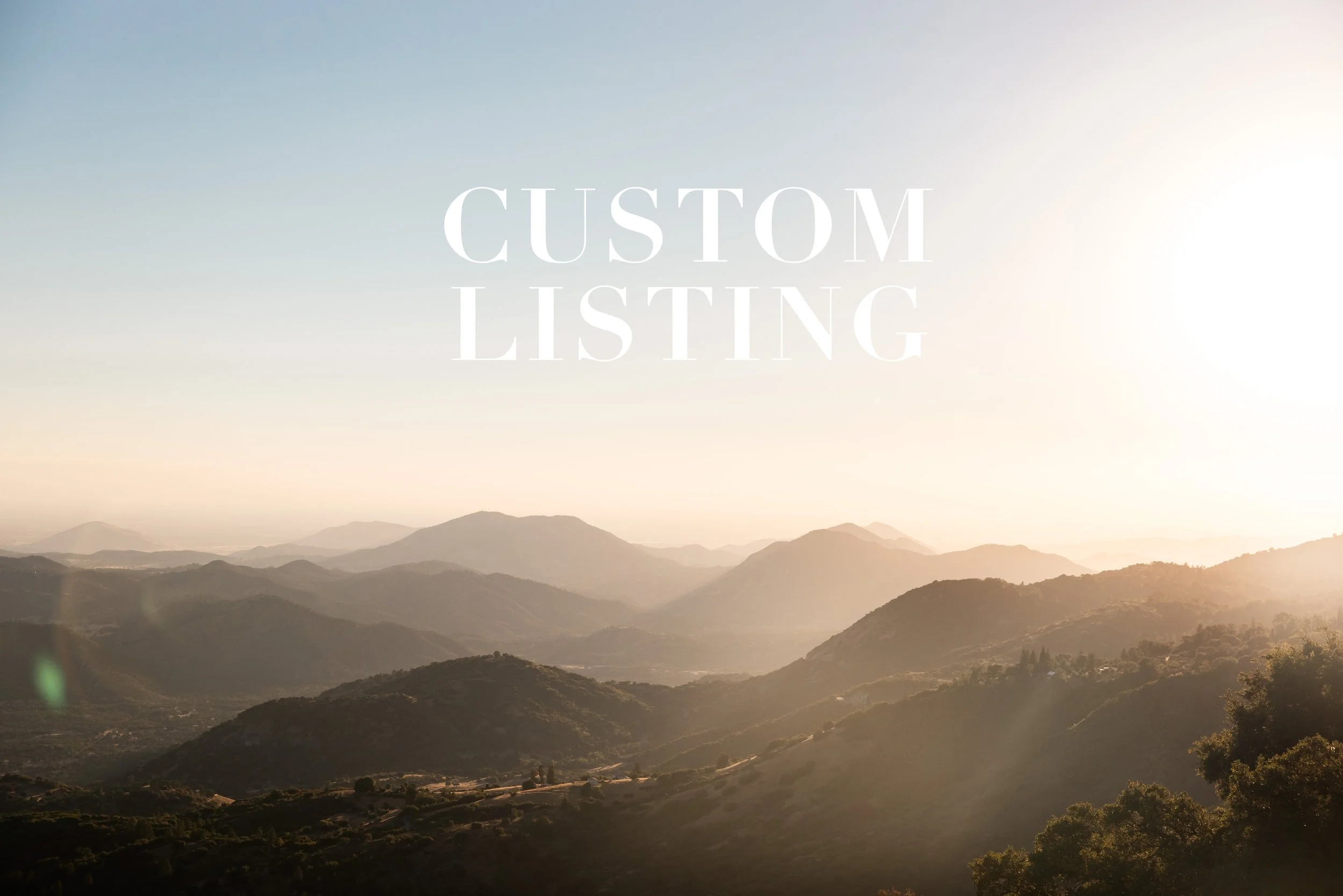 Custom Listing