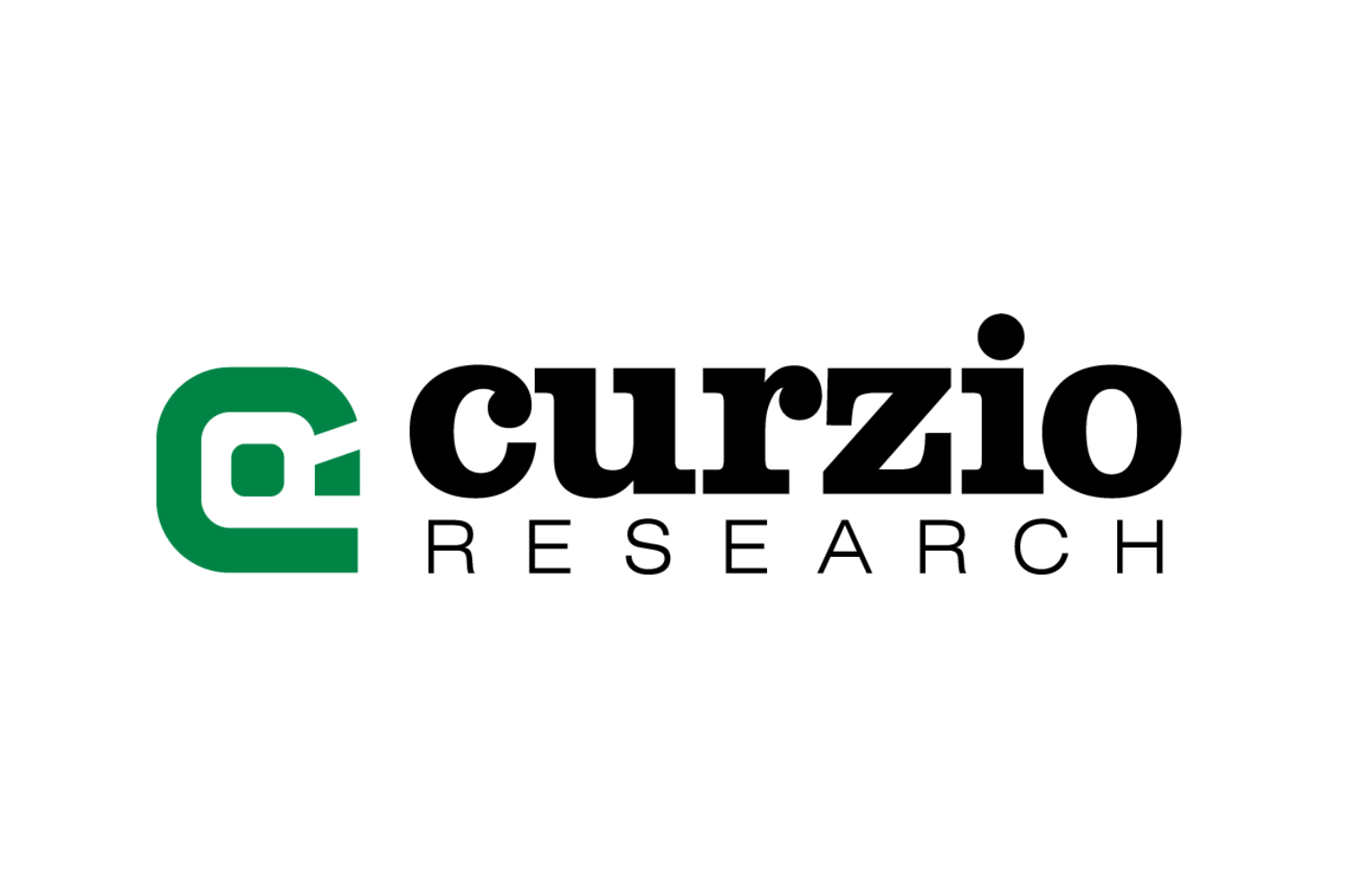 Curzio Research logo with a green stylized 'C' symbol and black text on a white background.