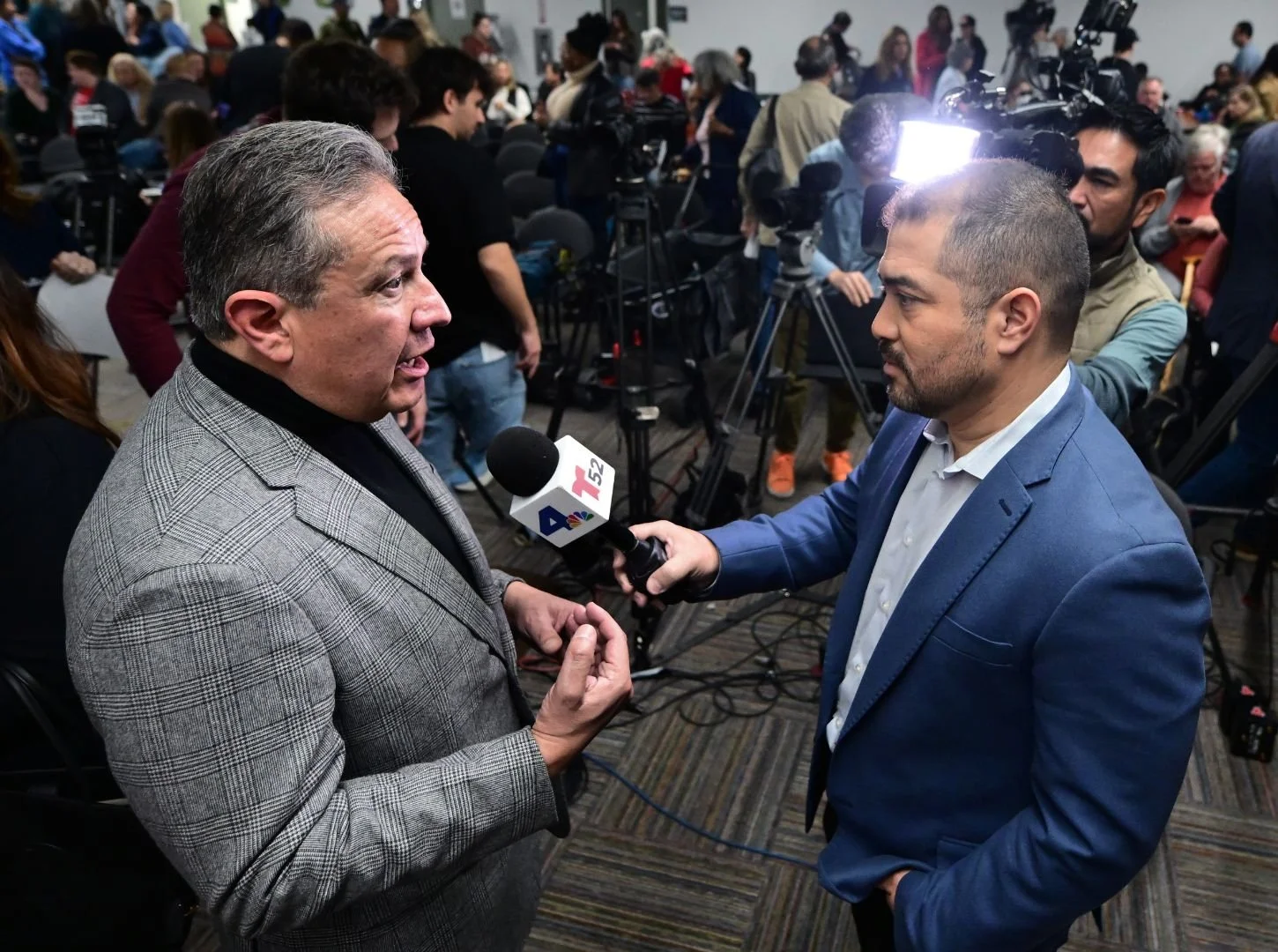 Miguel Santana Every Fire Survivor' Network press conference